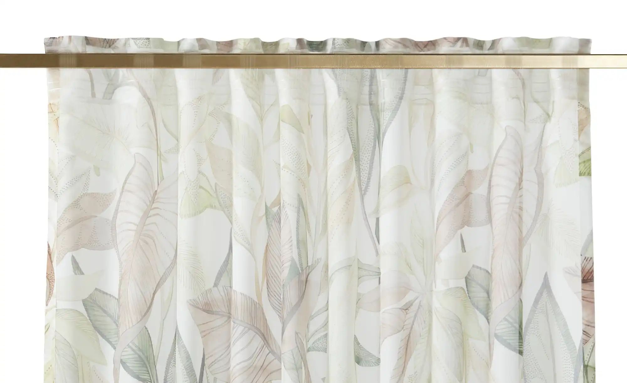 Thumbnail - como Schlaufenschal Blätter ¦ braun ¦ Synthetik ¦ Maße (cm): B: 140 H: 245 Gardinen & Rollos > Gardinen & Vorhänge > Sc...