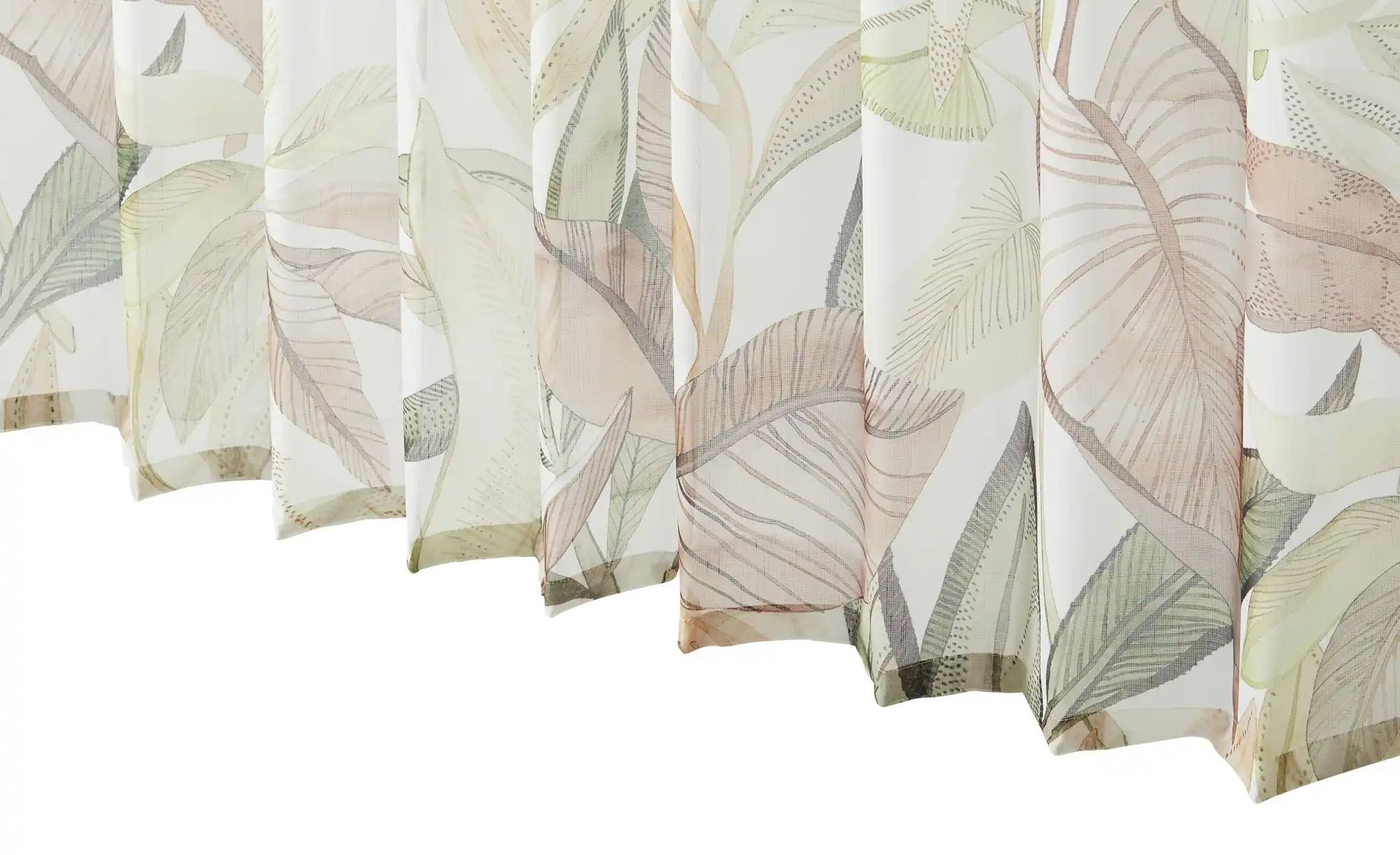 Thumbnail - como Schlaufenschal Blätter ¦ braun ¦ Synthetik ¦ Maße (cm): B: 140 H: 245 Gardinen & Rollos > Gardinen & Vorhänge > Sc...