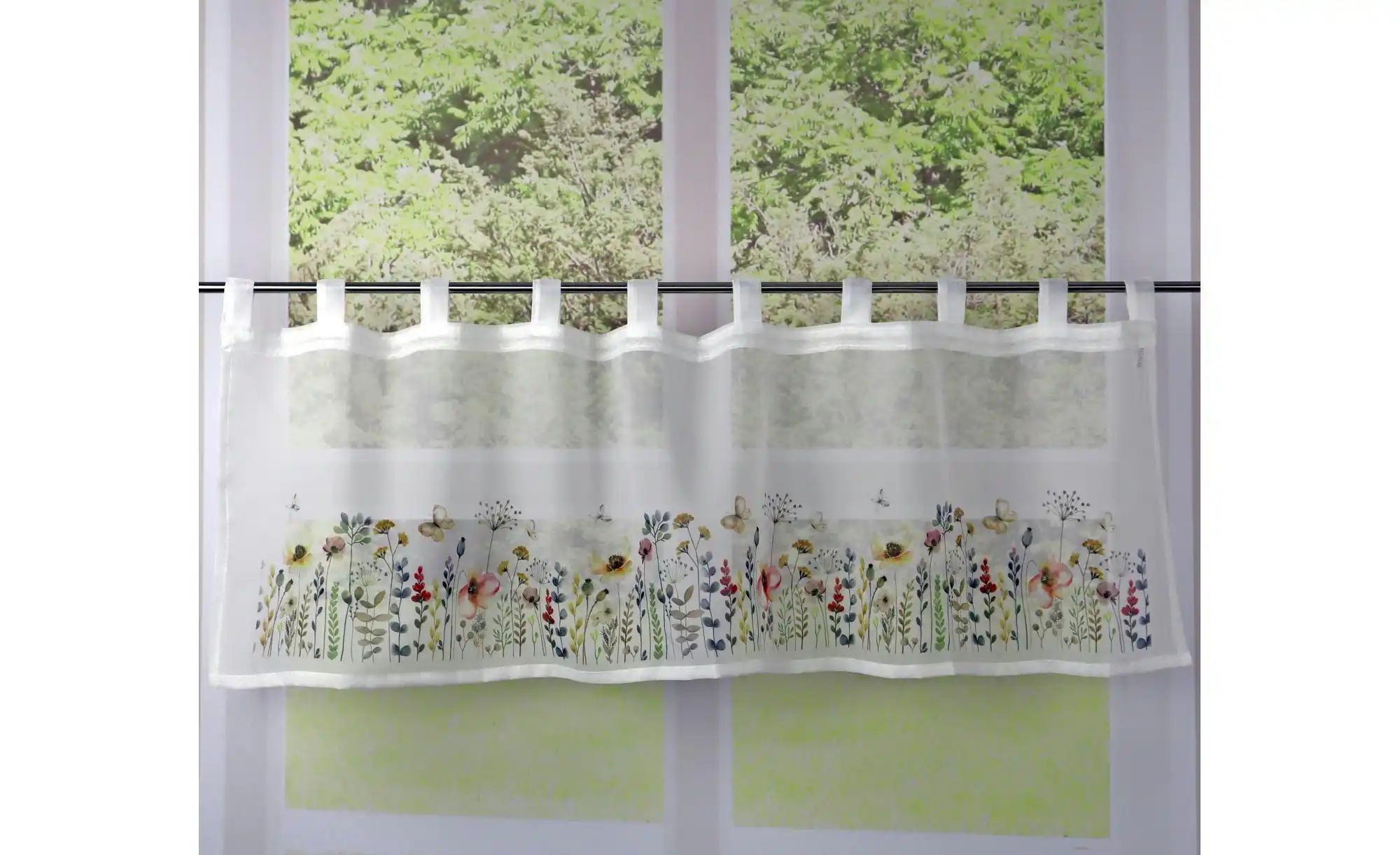 Schlaufenpanneaux   ¦ mehrfarbig ¦ Synthetik ¦ Maße (cm): B: 25 H: 2 Gardin günstig online kaufen