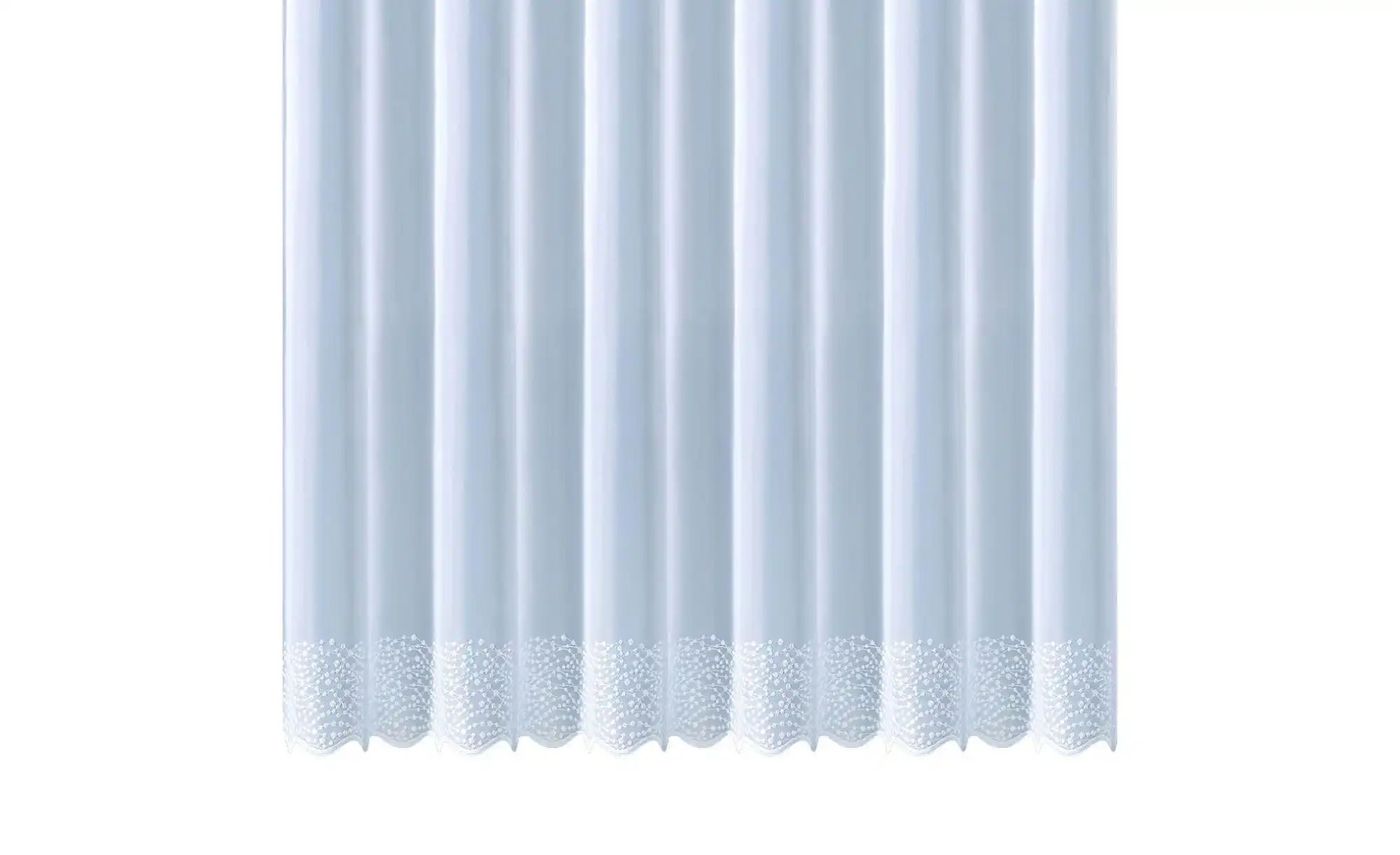 Weckbrodt Stickereistore   ¦ weiß ¦ Synthetik ¦ Maße (cm): B: 750 H: 1 Gard günstig online kaufen