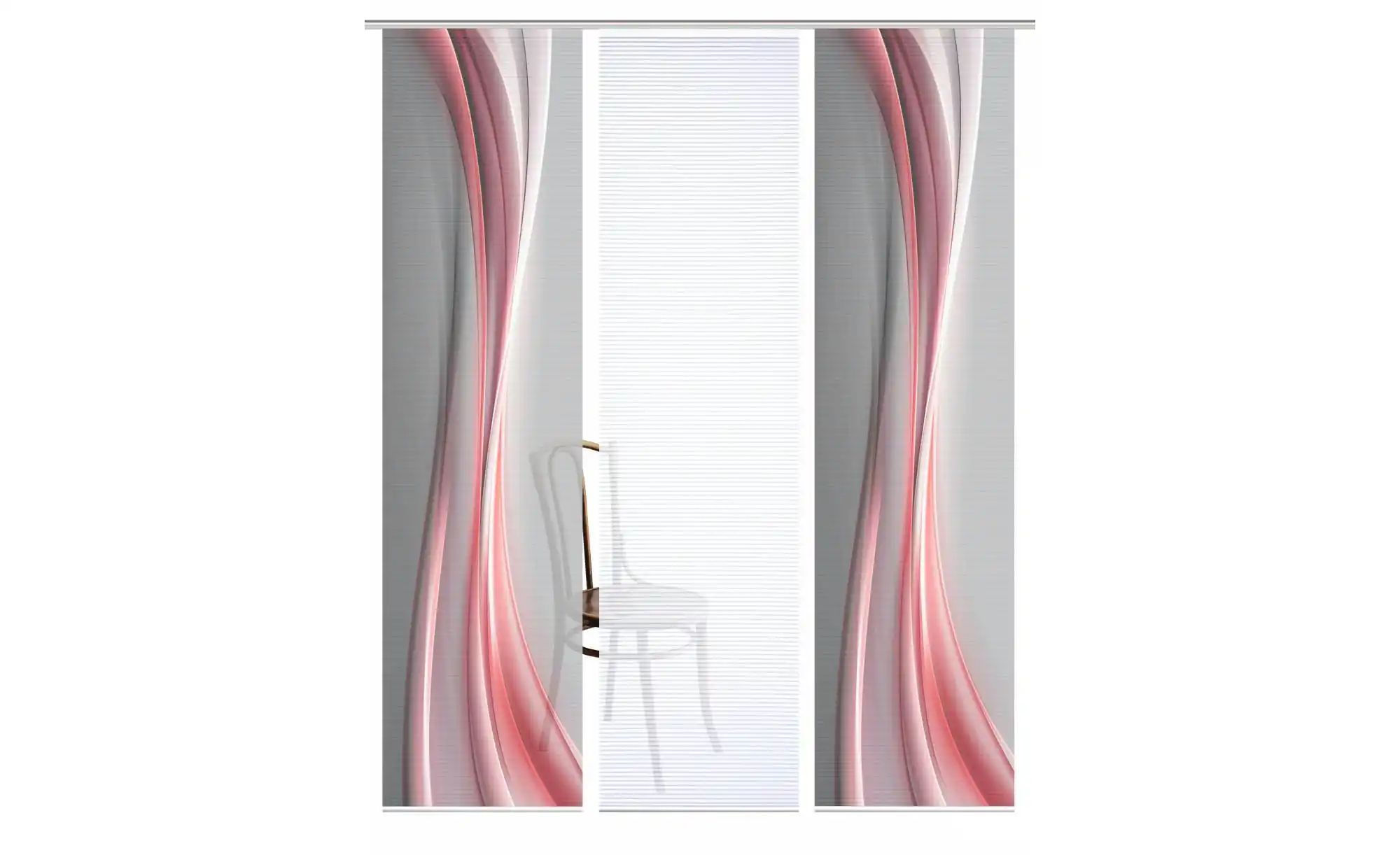 Thumbnail - HOME in green Schiebevorhang ¦ rot ¦ Synthetik ¦ Maße (cm): B: 60 H: 245 Gardinen & Rollos > Gardinen & Vorhänge > Sch...