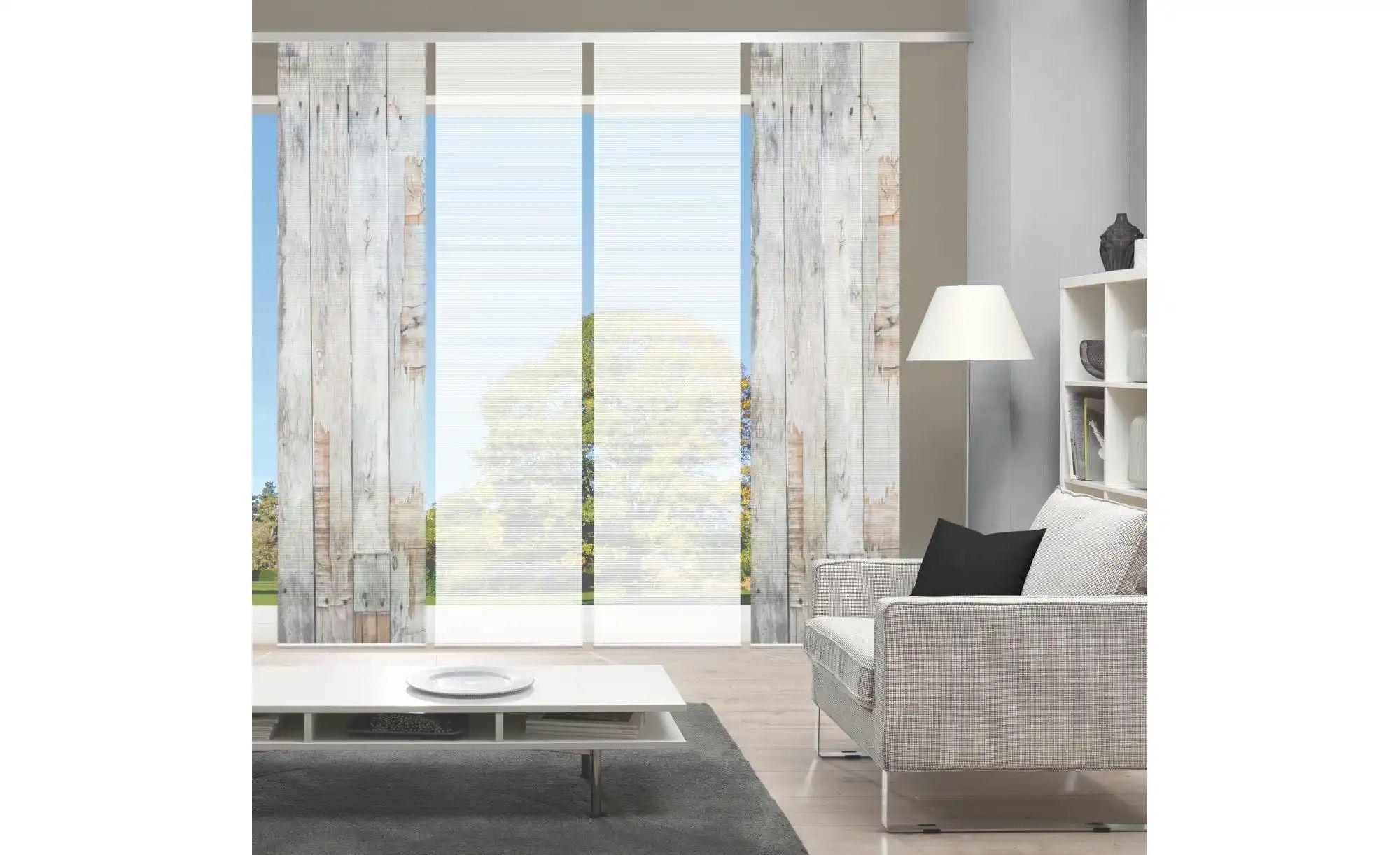 Thumbnail - VISION S Schiebevorhang   ¦ creme ¦ Synthetik ¦ Maße (cm): B: 60 H: 260 Gardinen & Rollos > Gardinen & Vorhänge > Schieb...