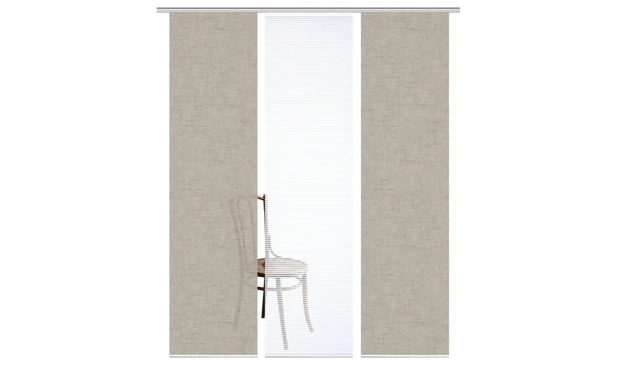 Thumbnail - HOME in green Schiebevorhang ¦ braun ¦ Synthetik ¦ Maße (cm): B: 60 H: 245 Gardinen & Rollos > Gardinen & Vorhänge > S...