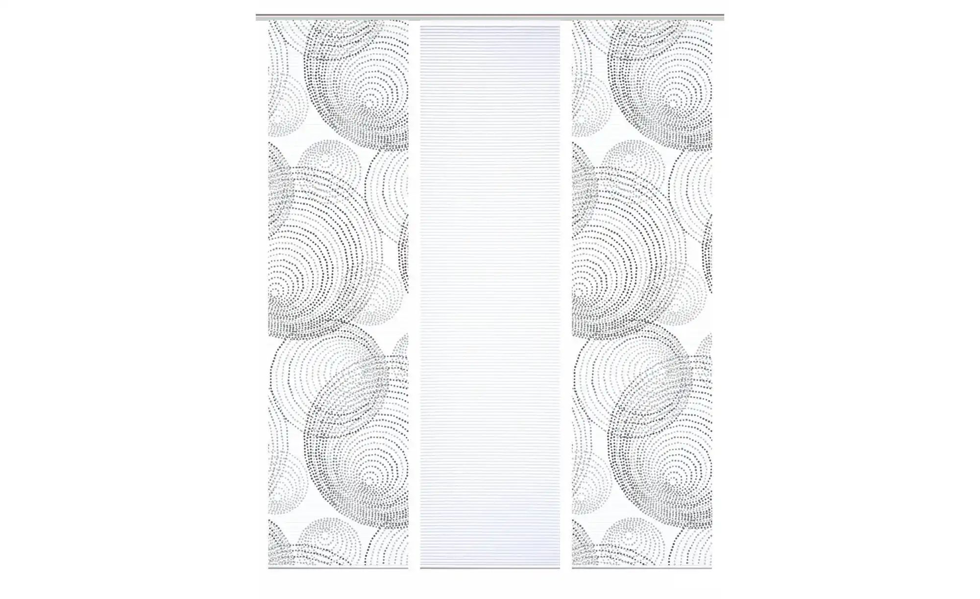 Thumbnail - HOME in green Schiebevorhang ¦ grau ¦ Synthetik ¦ Maße (cm): B: 60 H: 245 Gardinen & Rollos > Gardinen & Vorhänge > Sc...