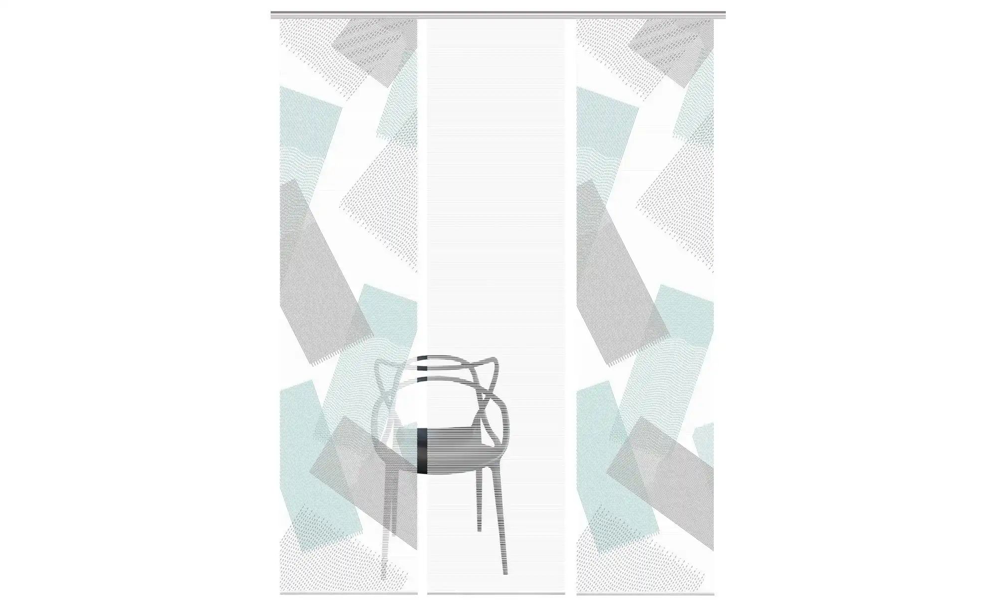 Thumbnail - VISION S Schiebevorhang   ¦ grün ¦ Synthetik ¦ Maße (cm): B: 60 H: 260 Gardinen & Rollos > Gardinen & Vorhänge > Schiebe...