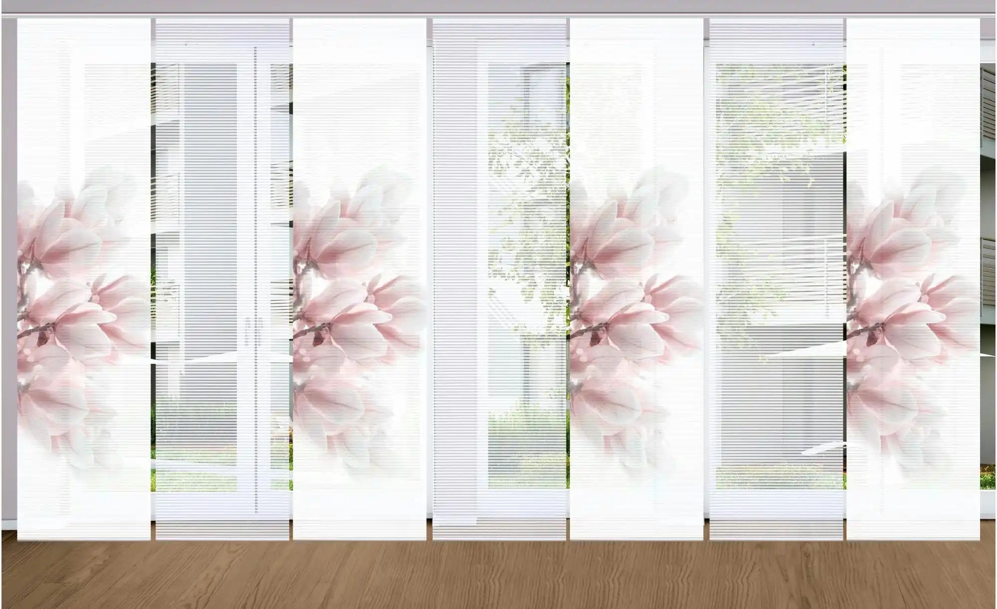 Thumbnail - HOME in green Schiebevorhang ¦ kupfer ¦ Synthetik ¦ Maße (cm): B: 60 H: 245 Gardinen & Rollos > Gardinen & Vorhänge > ...