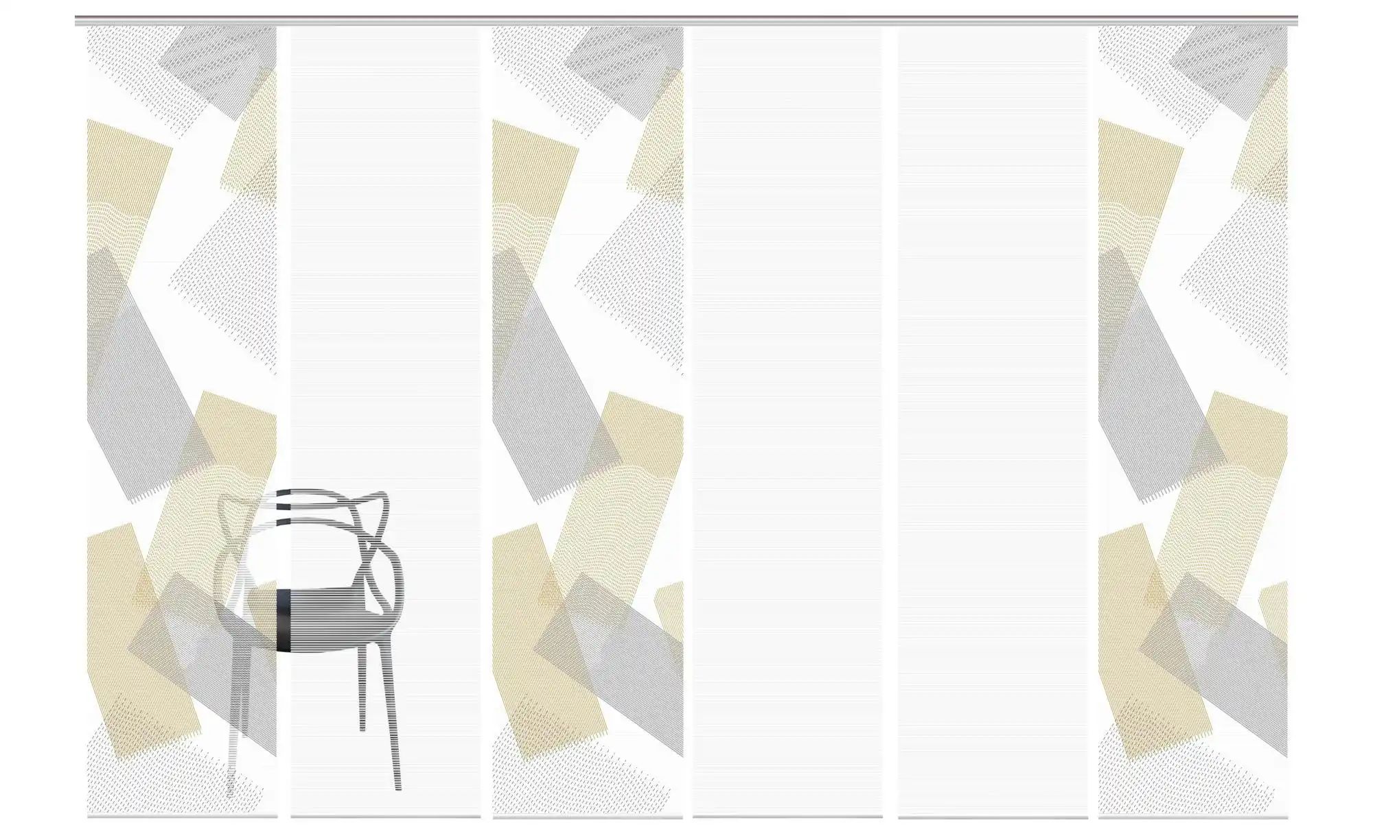 Thumbnail - VISION S Schiebevorhang ¦ gold ¦ Synthetik ¦ Maße (cm): B: 60 H: 260 Gardinen & Rollos > Gardinen & Vorhänge > Schiebe...