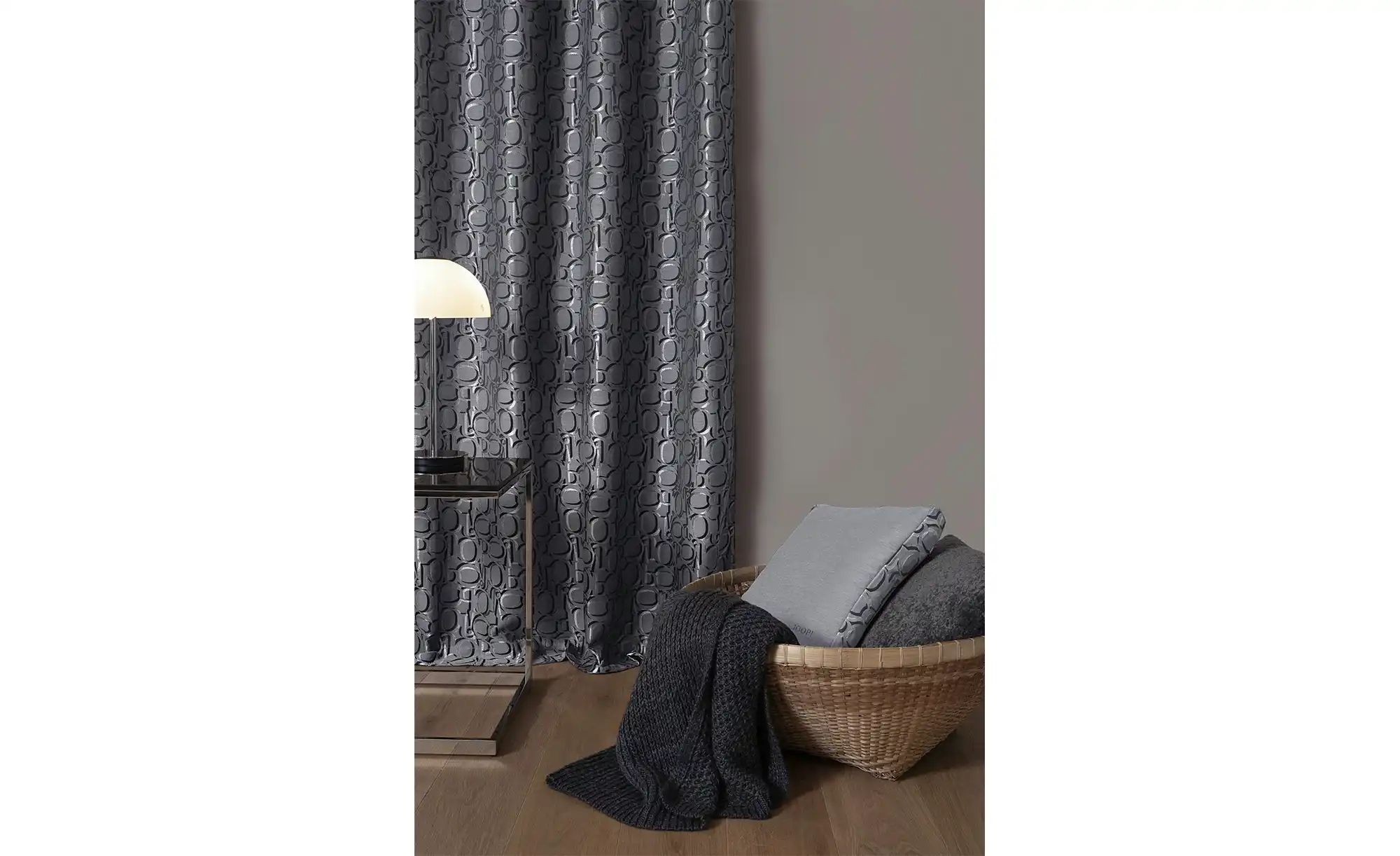 Thumbnail - JOOP! Ösenschal  J-Ornament ¦ grau ¦ Synthetik ¦ Maße (cm): B: 140 Gardinen & Rollos > Gardinen & Vorhänge > Ösenschals ...