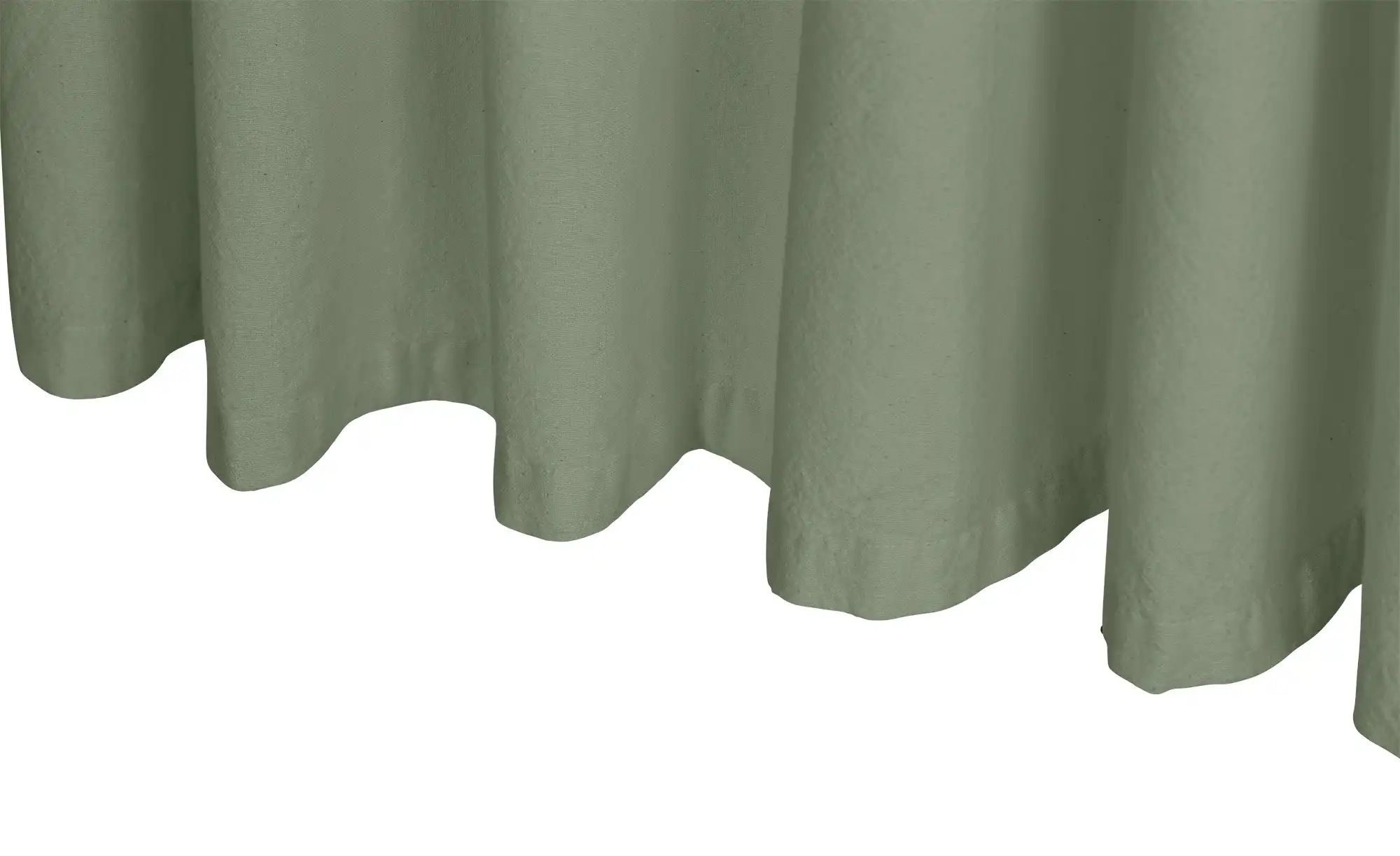 Thumbnail - Como Green Vorhang Cora ¦ grün ¦ Baumwolle ¦ Maße (cm): B: 140 Gardinen & Rollos > Gardinen & Vorhänge > Schlaufenschal...