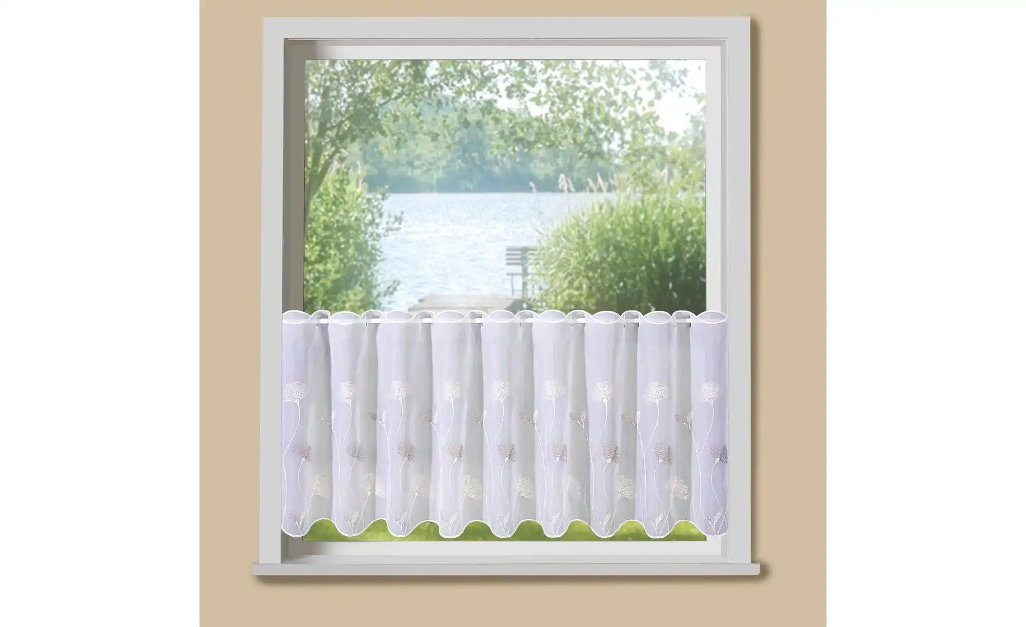 Verdi Fertigpanneaux   ¦ creme ¦ Synthetik ¦ Maße (cm): B: 145 H: 50 Gardin günstig online kaufen