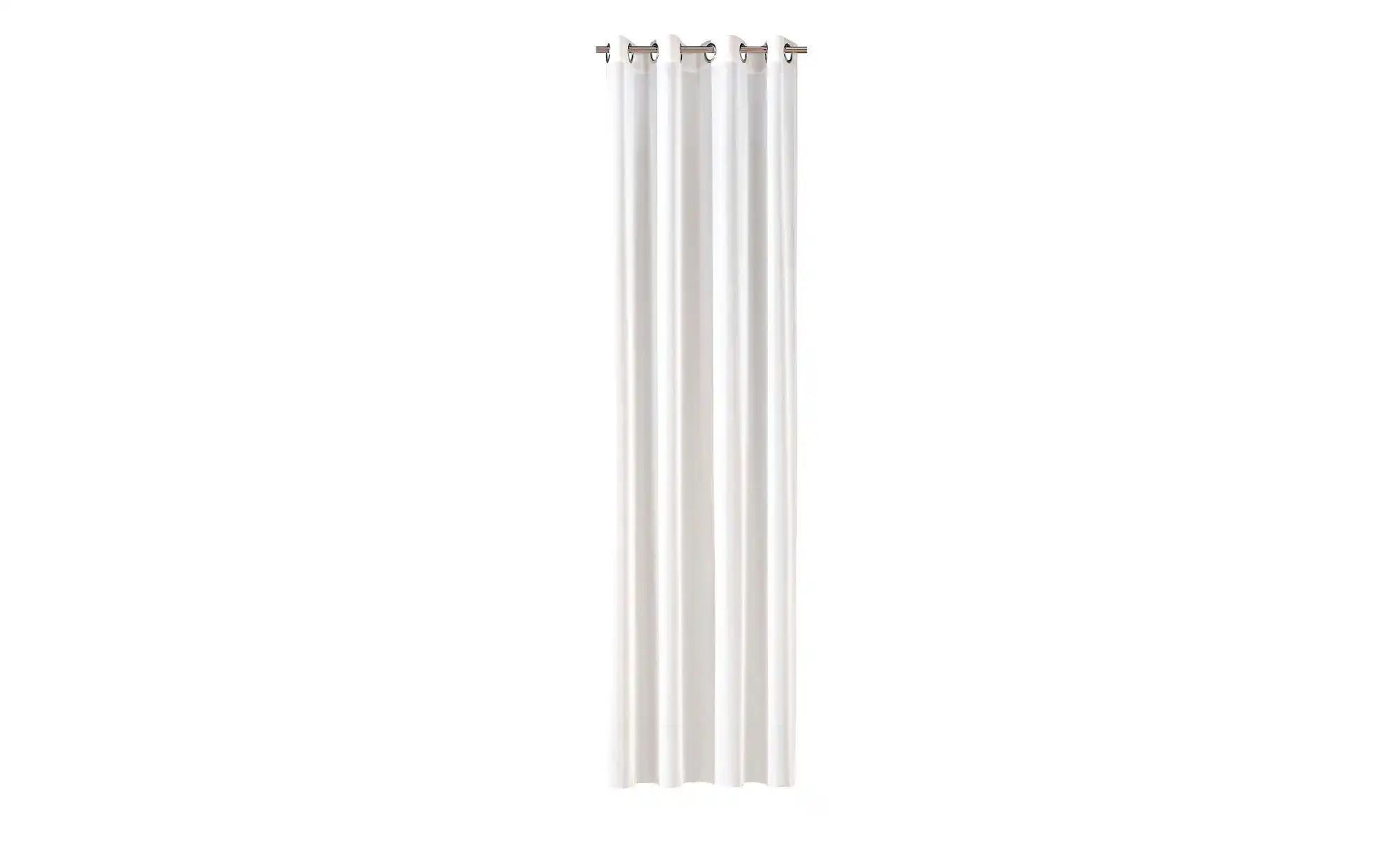 Verdi Ösenschal   ¦ weiß ¦ Synthetik ¦ Maße (cm): B: 140 H: 245 Gardinen & günstig online kaufen