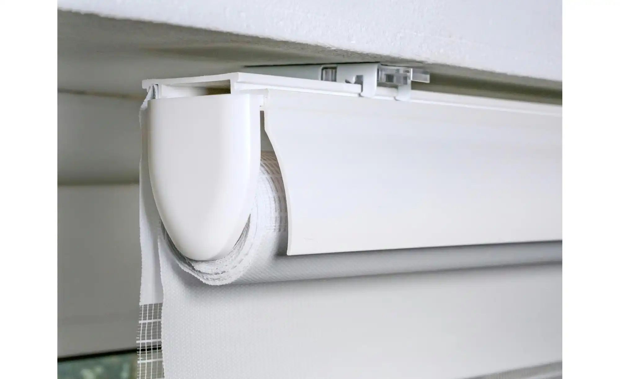 Mydeco Doppelrollo mit Blende   ¦ weiß ¦ Synthetische Materialien ¦ Maße (c günstig online kaufen