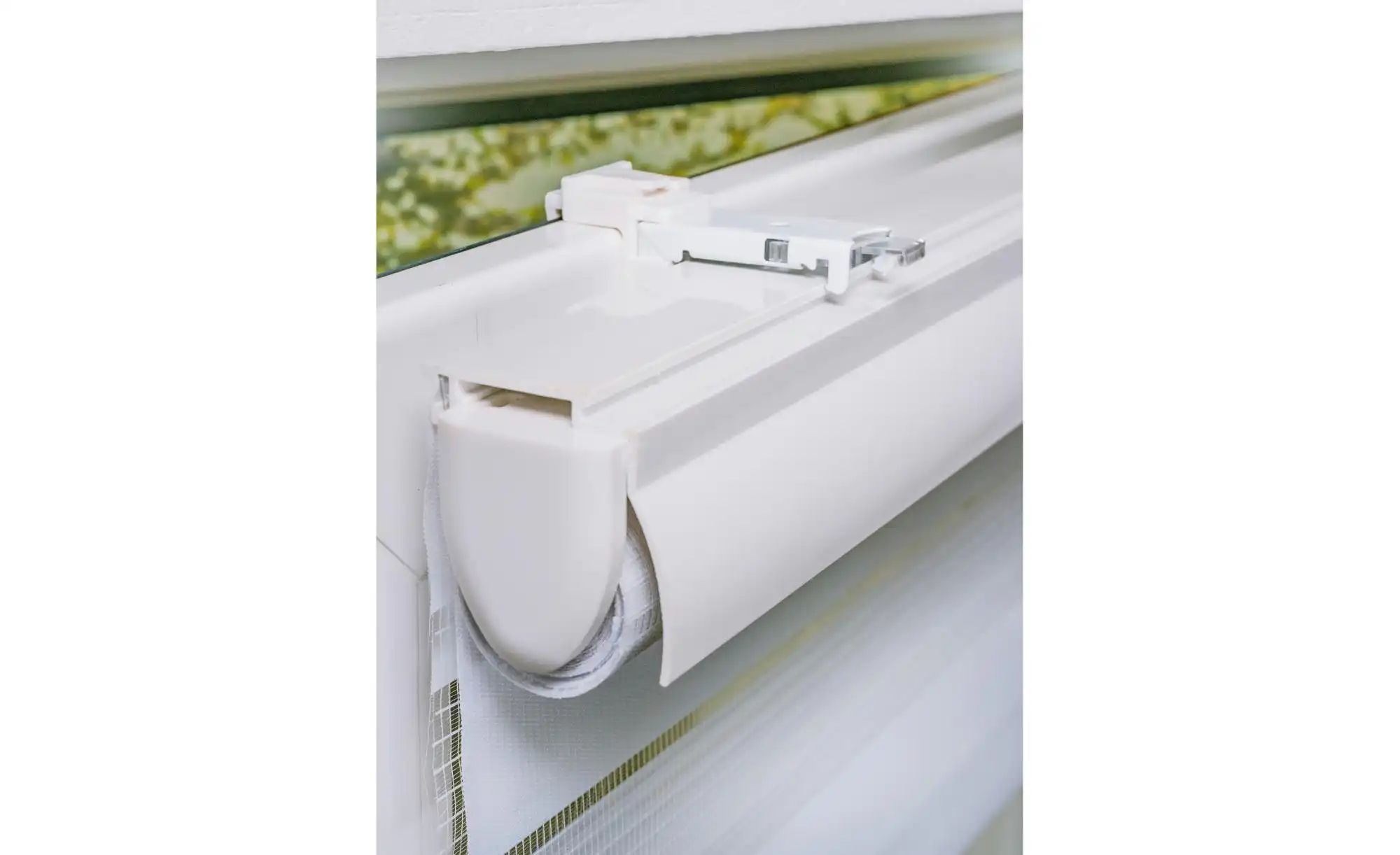 Mydeco Doppelrollo mit Blende   ¦ weiß ¦ Synthetische Materialien ¦ Maße (c günstig online kaufen