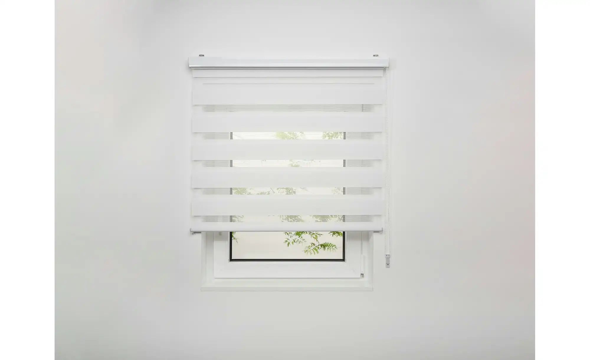 Mydeco Doppelrollo mit Blende   ¦ weiß ¦ Synthetische Materialien ¦ Maße (c günstig online kaufen