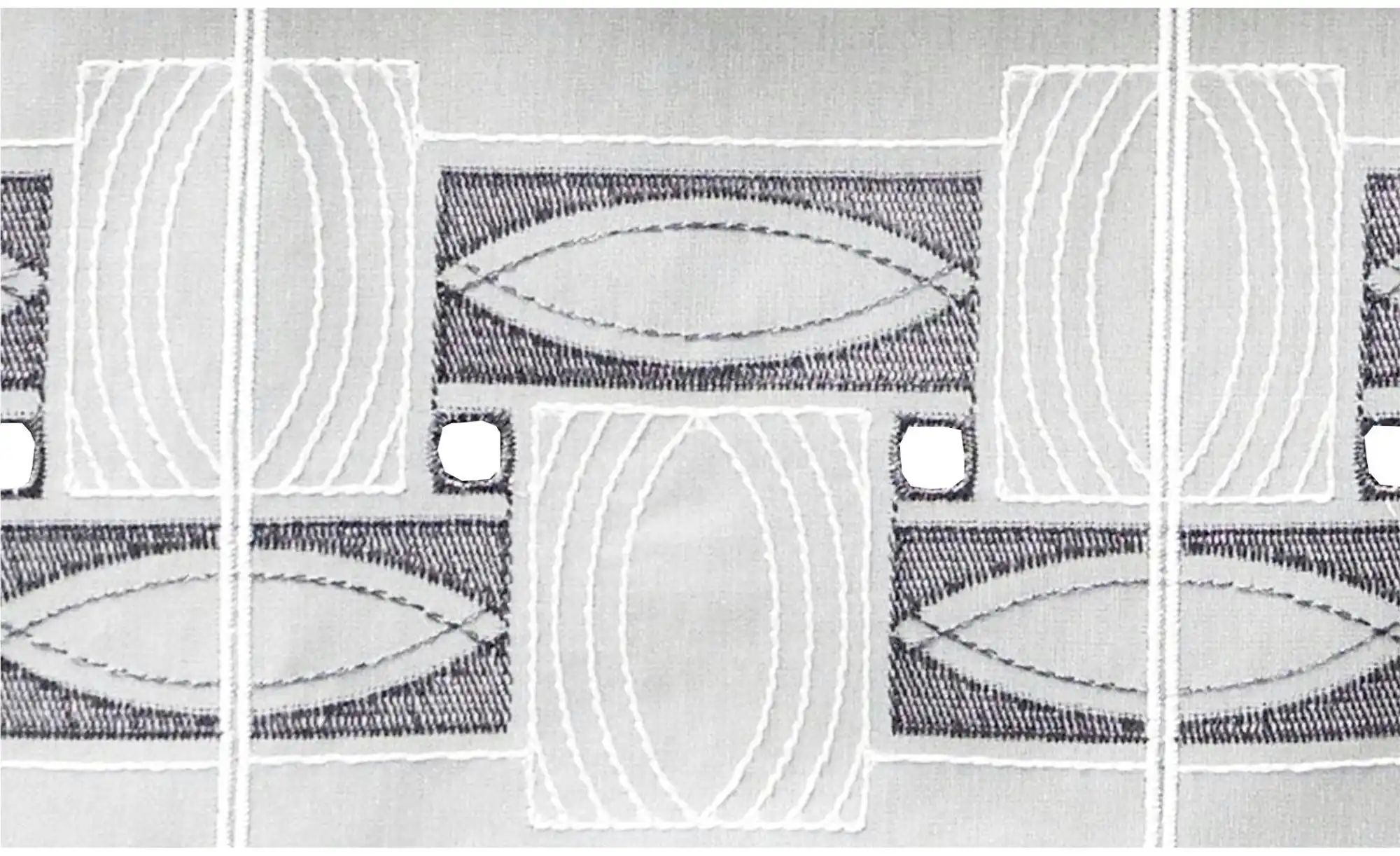 Thumbnail - FLORENTINA Scheibengardine   ¦ grau ¦ Synthetik ¦ Maße (cm): B: 144 H: 45 Gardinen & Rollos > Gardinen & Vorhänge > Schi...