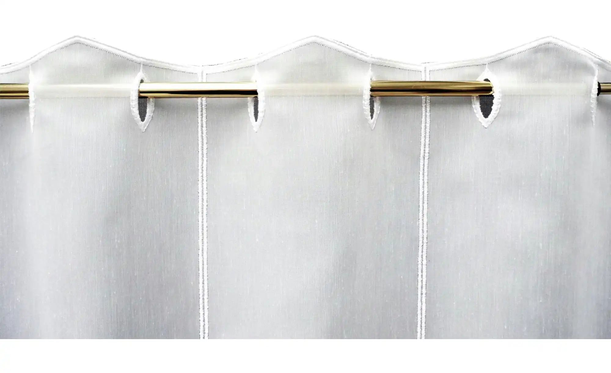 FLORENTINA Scheibengardine   ¦ gelb ¦ Synthetik ¦ Maße (cm): B: 80 H: 175 G günstig online kaufen