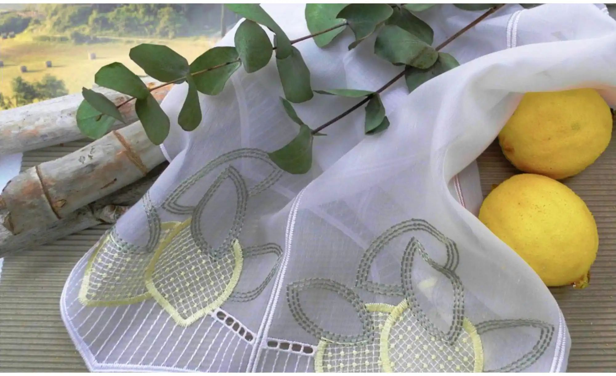 Thumbnail - FLORENTINA Scheibengardine   ¦ gelb ¦ Synthetik ¦ Maße (cm): B: 80 H: 175 Gardinen & Rollos > Gardinen & Vorhänge > Schi...