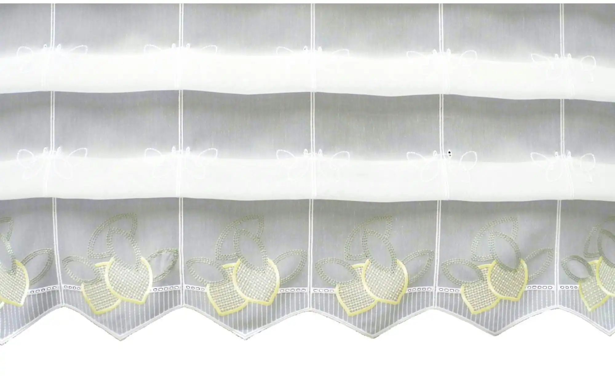 Thumbnail - FLORENTINA Scheibengardine   ¦ gelb ¦ Synthetik ¦ Maße (cm): B: 80 H: 175 Gardinen & Rollos > Gardinen & Vorhänge > Schi...