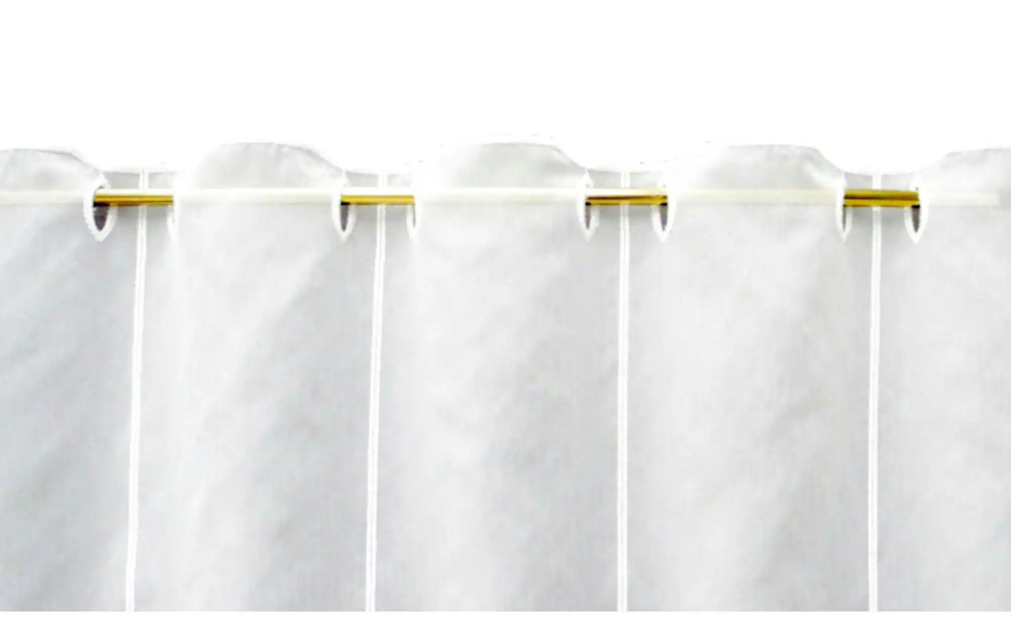 FLORENTINA Scheibengardine   ¦ grau ¦ Synthetik ¦ Maße (cm): B: 144 H: 65 G günstig online kaufen