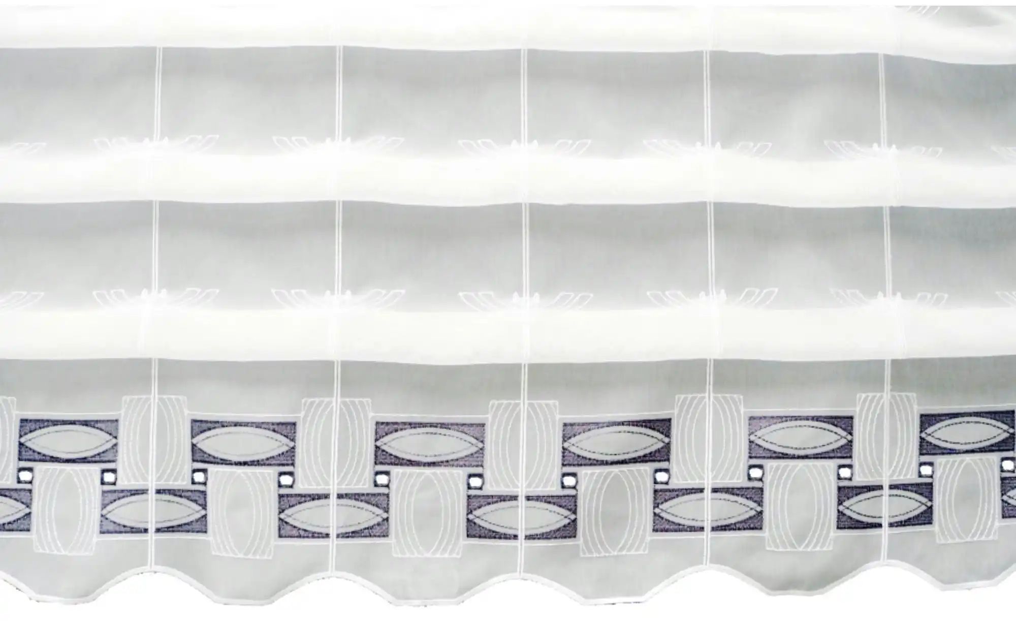 FLORENTINA Scheibengardine   ¦ grau ¦ Synthetik ¦ Maße (cm): B: 80 H: 175 G günstig online kaufen