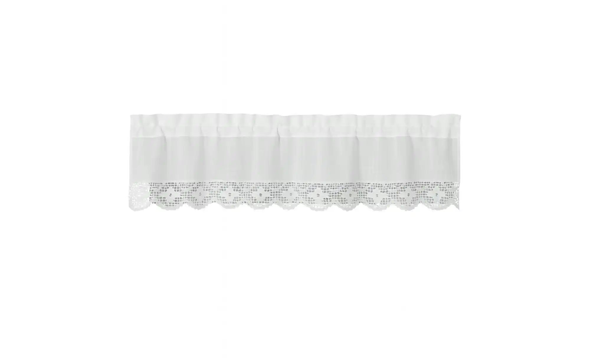 Weckbrodt Scheibengardine   ¦ creme ¦ Synthetik ¦ Maße (cm): B: 120 H: 0,5 günstig online kaufen