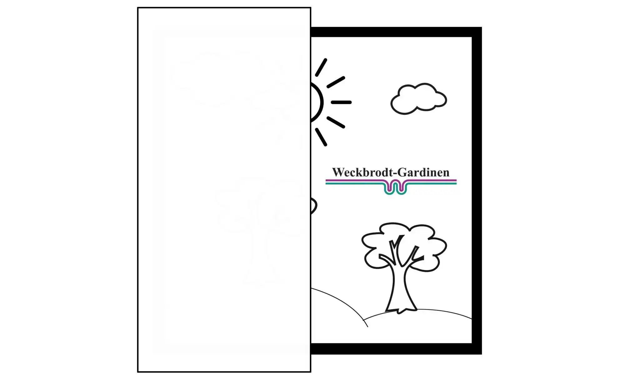 Weckbrodt Scheibengardine   ¦ creme ¦ Synthetik ¦ Maße (cm): B: 120 H: 0,5 günstig online kaufen