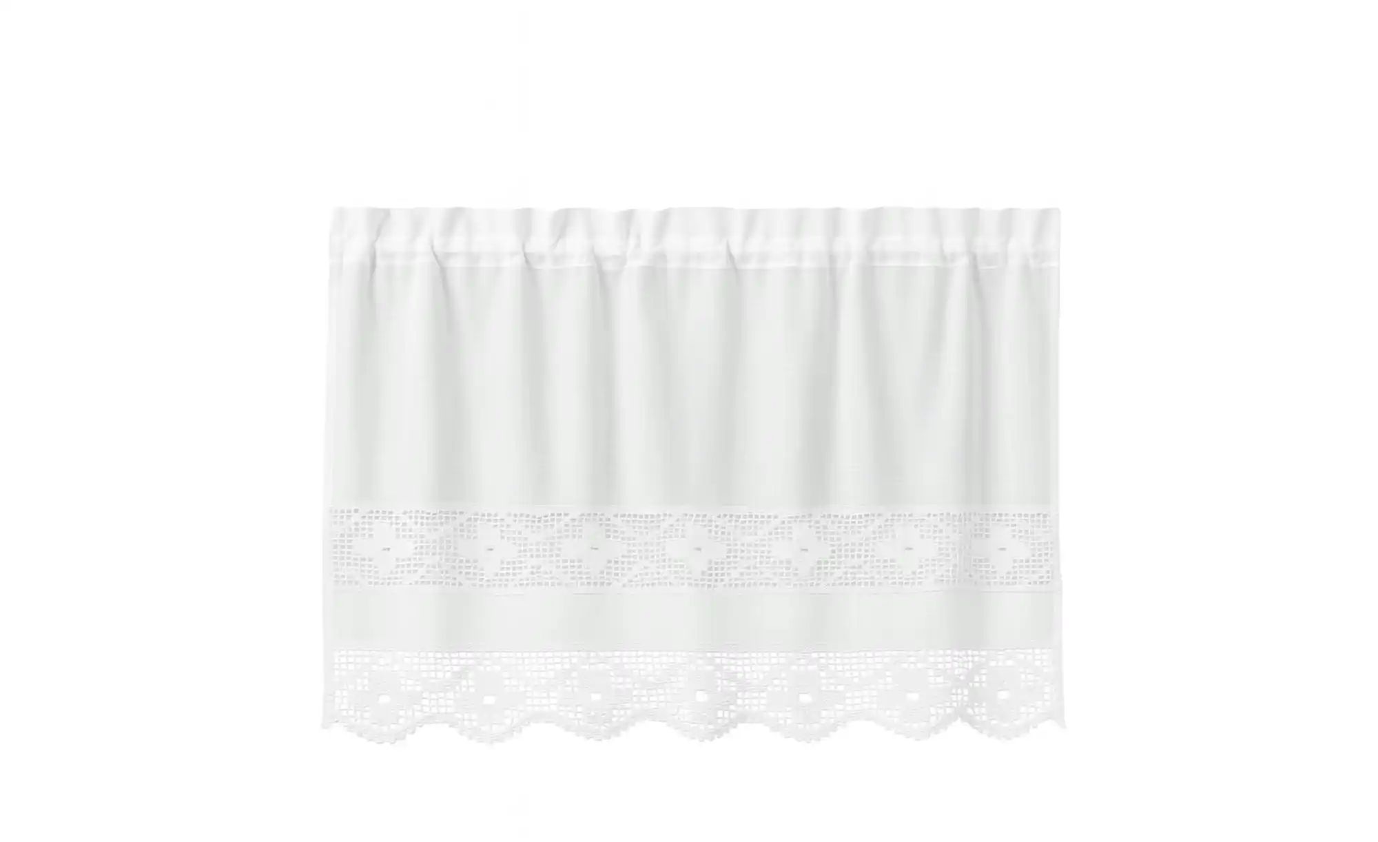 Weckbrodt Scheibengardine   ¦ creme ¦ Synthetik ¦ Maße (cm): B: 120 H: 0,5 günstig online kaufen