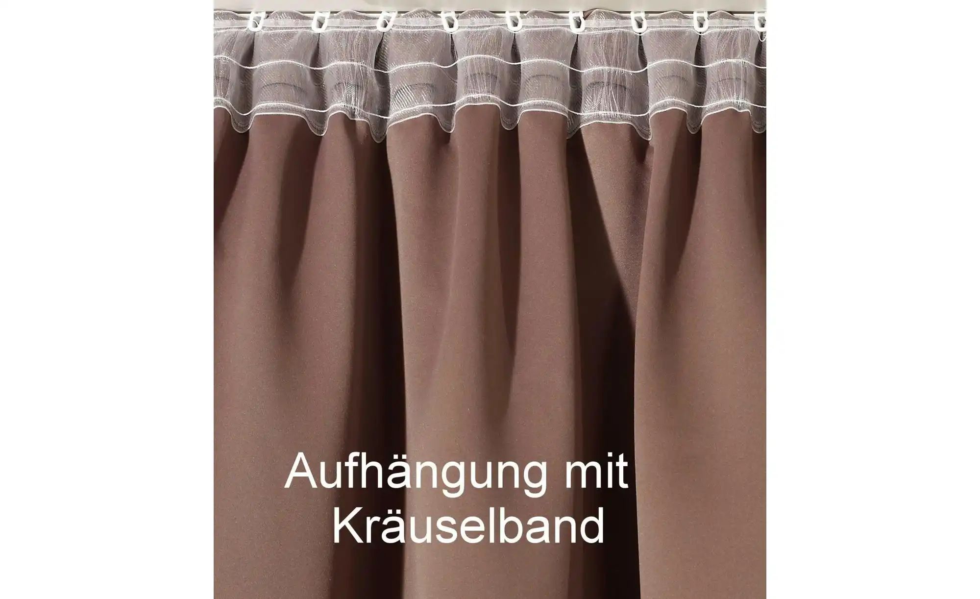 Thumbnail - Weckbrodt Verdunk.-/Thermovorhang ¦ schwarz ¦ Synthetik ¦ Maße (cm): B: 275 H: 0,5 Gardinen & Rollos > Gardinen & Vorh...