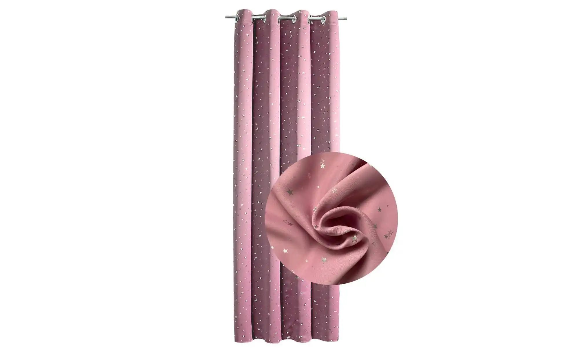 Weckbrodt Verdunk.-/Thermovorhang   ¦ rosa/pink ¦ Synthetik ¦ Maße (cm): B: günstig online kaufen