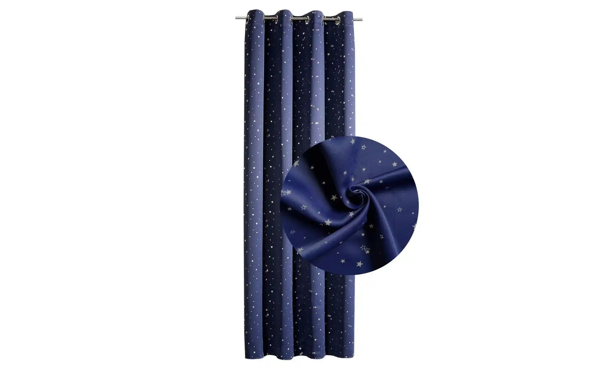 Weckbrodt Verdunk.-/Thermovorhang   ¦ blau ¦ Synthetik ¦ Maße (cm): B: 135 günstig online kaufen