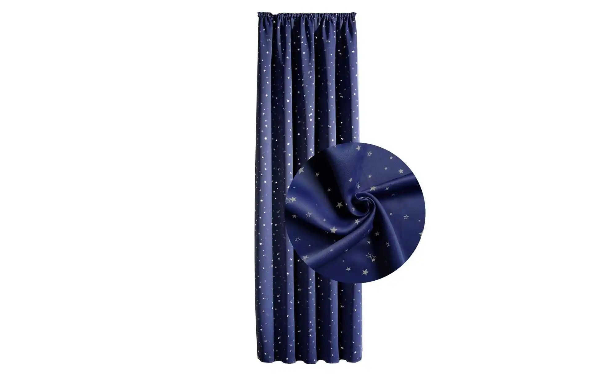 Weckbrodt Verdunk.-/Thermovorhang   ¦ blau ¦ Synthetik ¦ Maße (cm): B: 135 günstig online kaufen