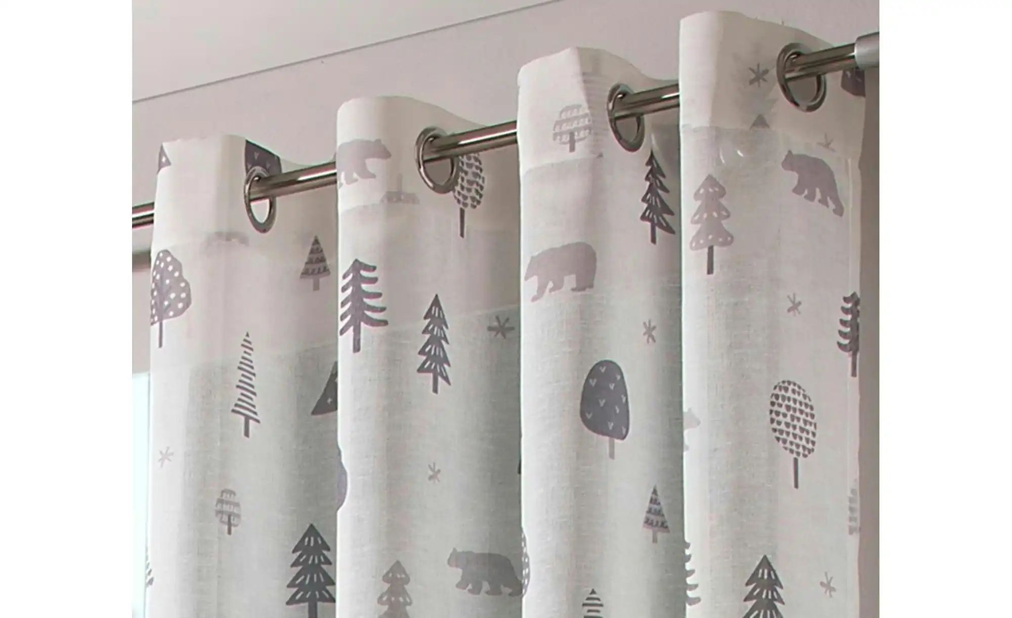 Weckbrodt Ösenschal   ¦ creme ¦ Synthetik ¦ Maße (cm): B: 135 H: 0,5 Gardin günstig online kaufen