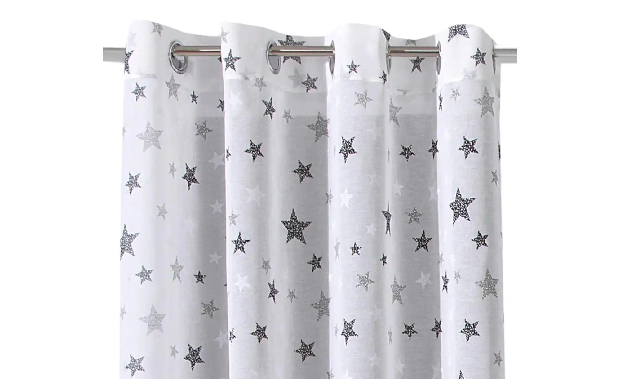 Weckbrodt Ösenschal   ¦ weiß ¦ Synthetik ¦ Maße (cm): B: 135 H: 0,5 Gardine günstig online kaufen