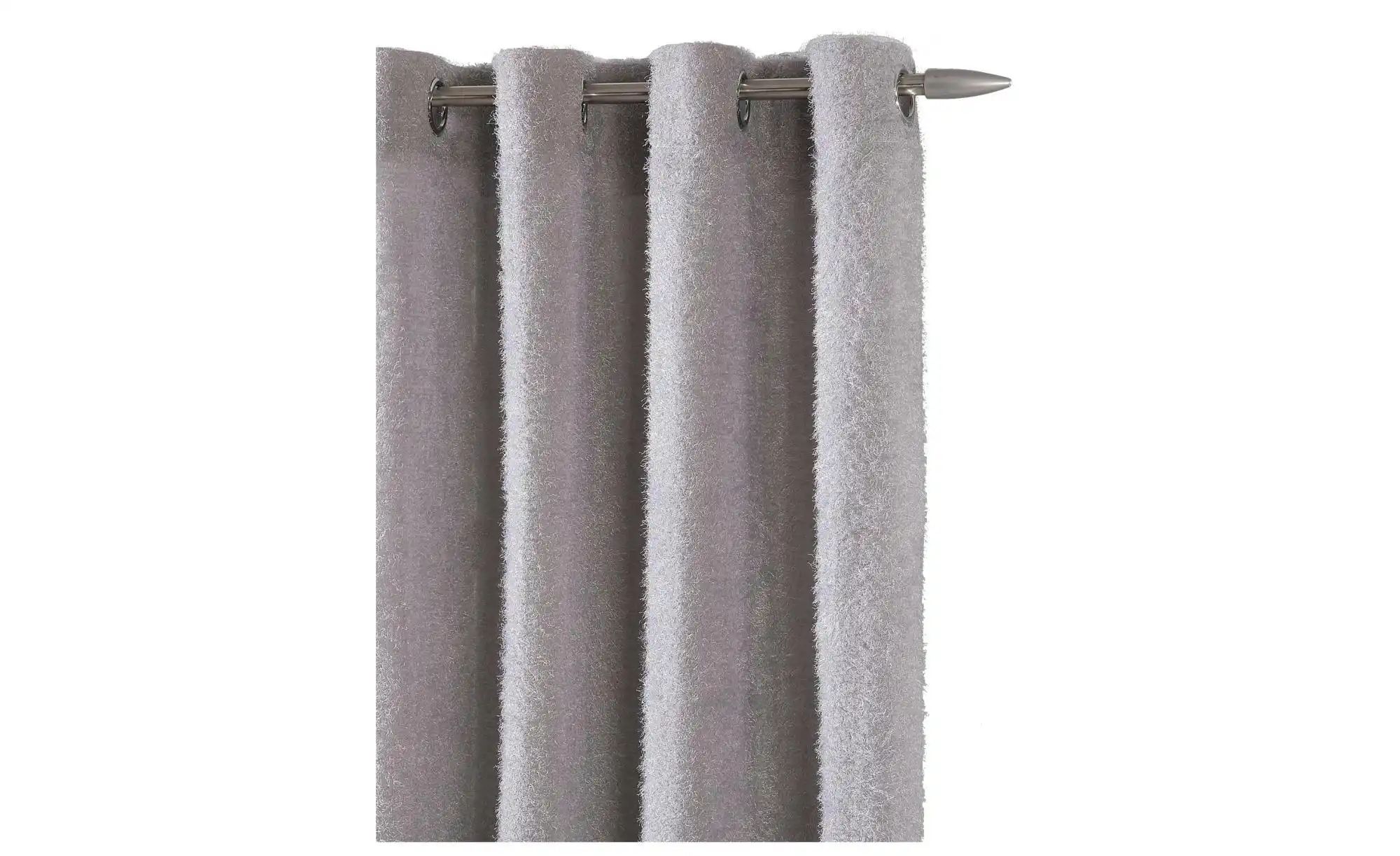 Weckbrodt Ösenschal   ¦ grau ¦ Synthetik ¦ Maße (cm): B: 140 H: 0,5 Gardine günstig online kaufen