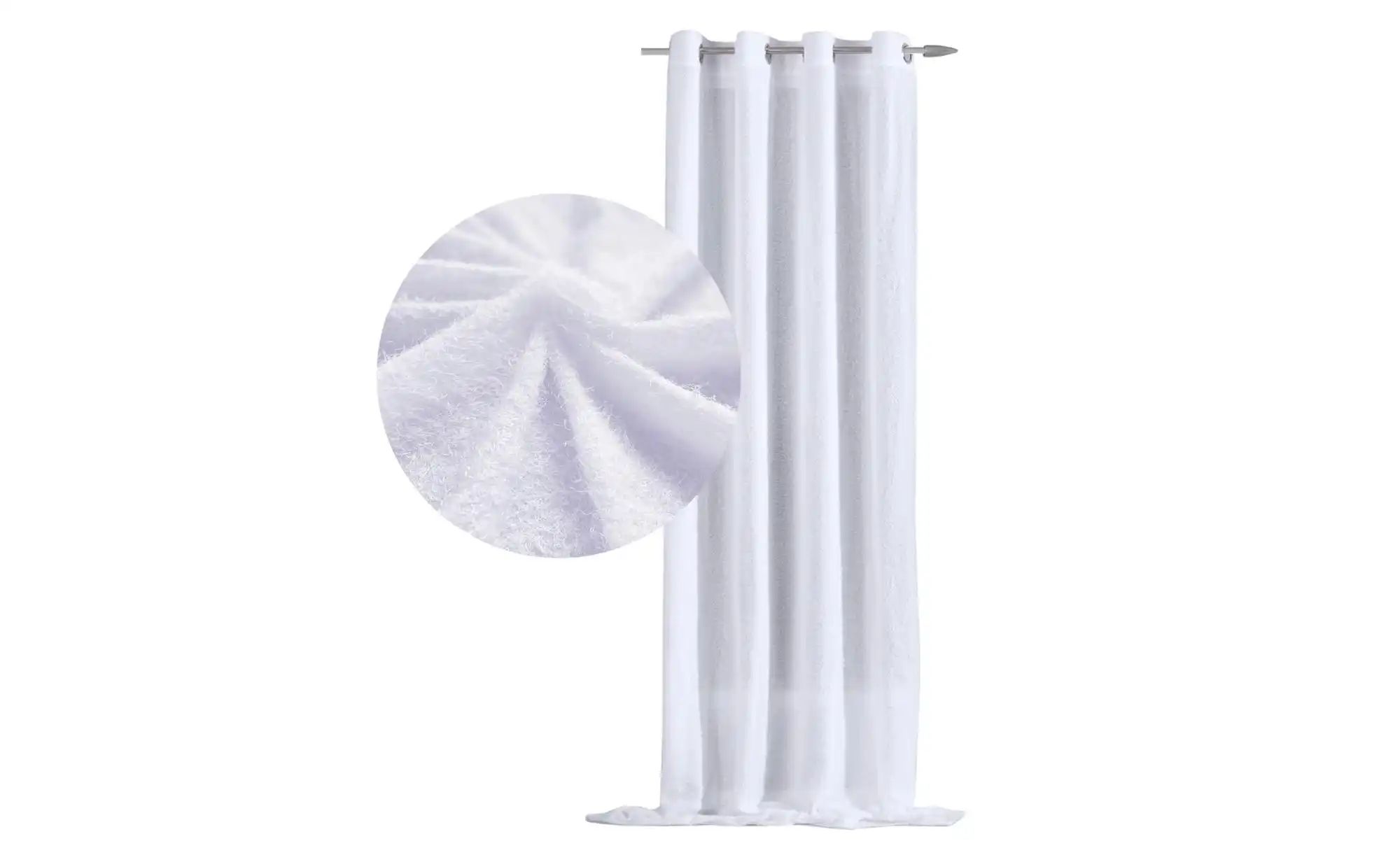 Thumbnail - Weckbrodt Ösenschal ¦ weiß ¦ Synthetik ¦ Maße (cm): B: 140 H: 0,5 Gardinen & Rollos > Gardinen & Vorhänge > Ösenschals...