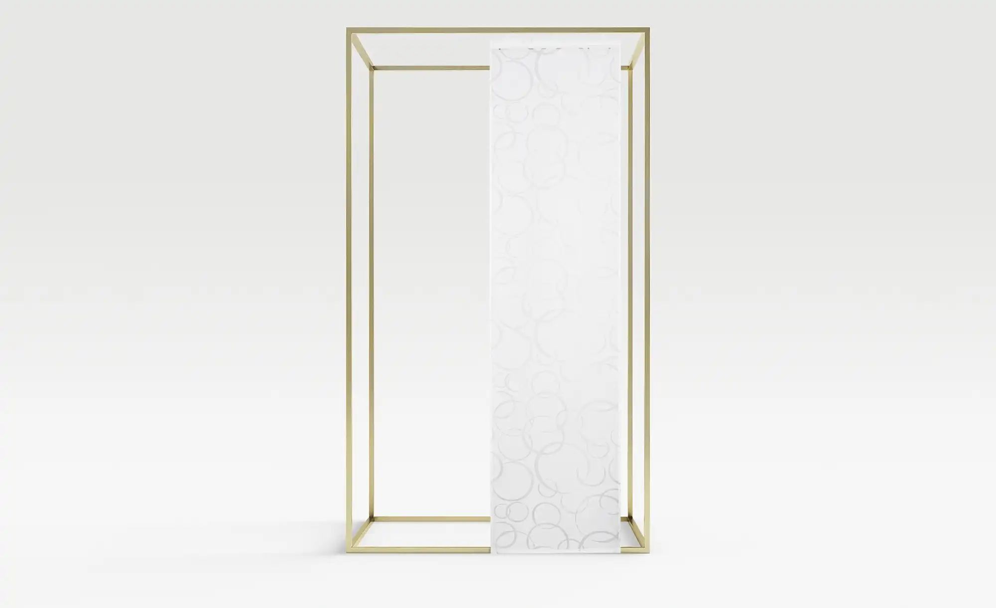 como Flächenvorhang  Kreise ¦ Synthetik ¦ Maße (cm): B: 60 Gardinen & Rollo günstig online kaufen