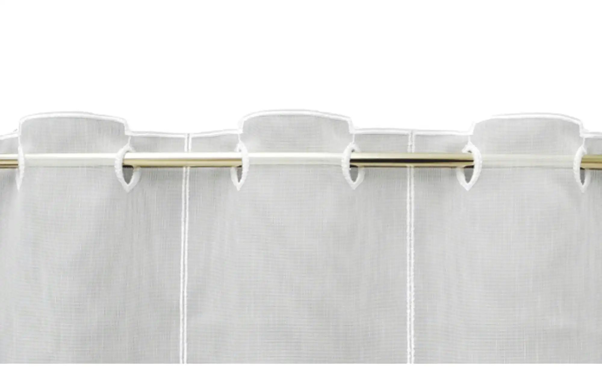 FLORENTINA Scheibengardine   ¦ weiß ¦ Synthetik ¦ Maße (cm): B: 144 H: 30 G günstig online kaufen