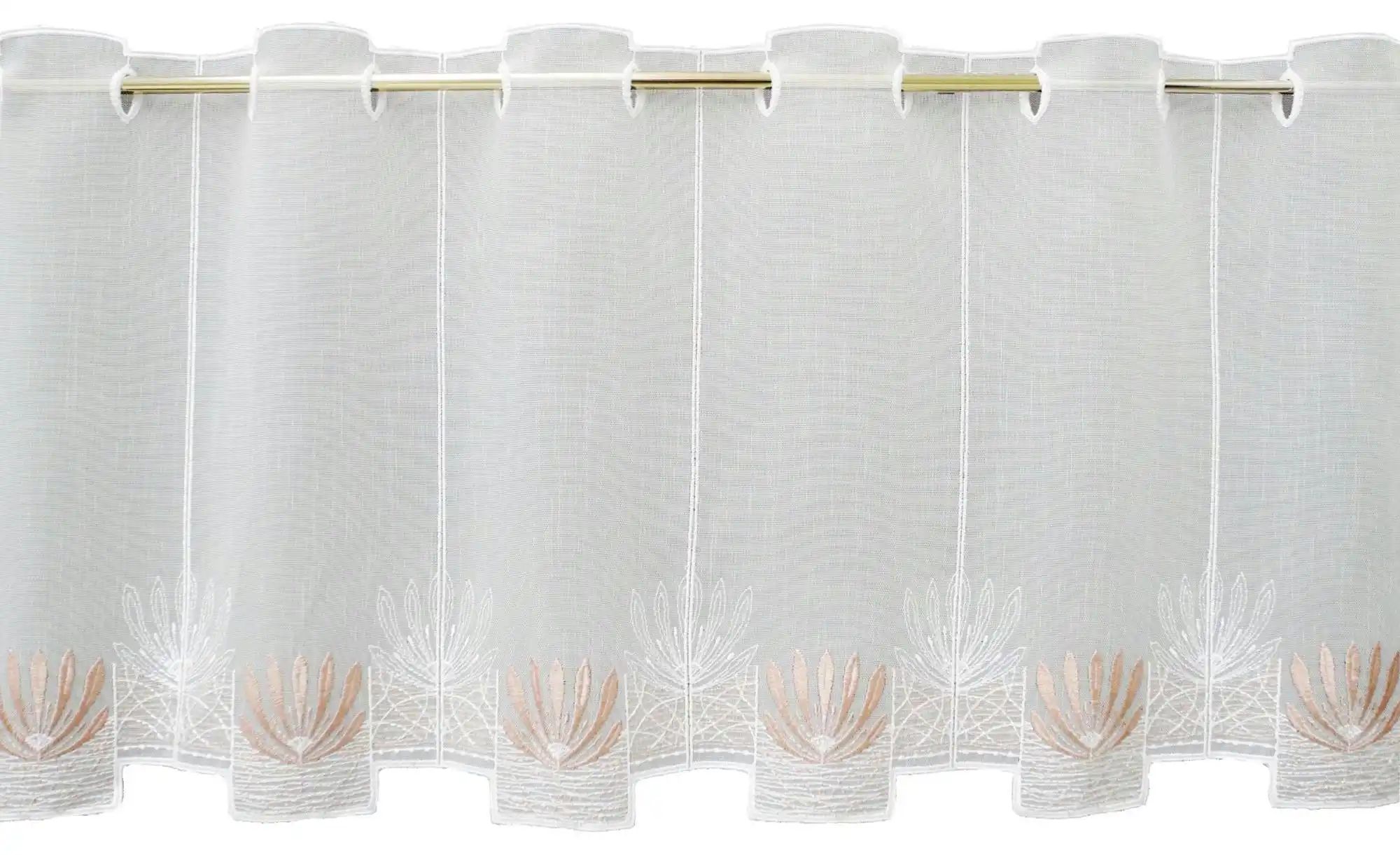 FLORENTINA Scheibengardine   ¦ rot ¦ Synthetik ¦ Maße (cm): B: 144 H: 30 Ga günstig online kaufen