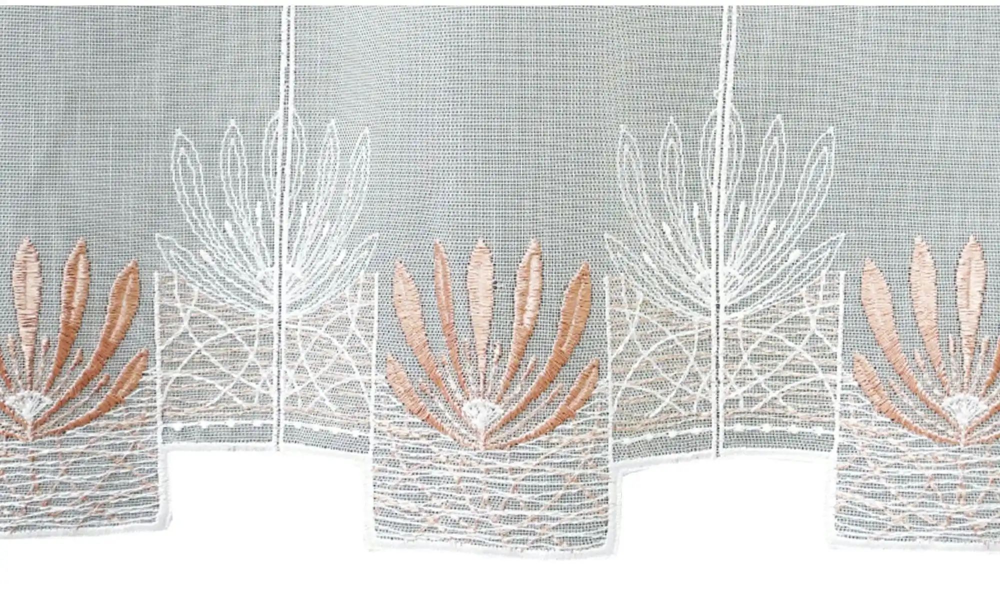 FLORENTINA Scheibengardine   ¦ rot ¦ Synthetik ¦ Maße (cm): B: 144 H: 30 Ga günstig online kaufen