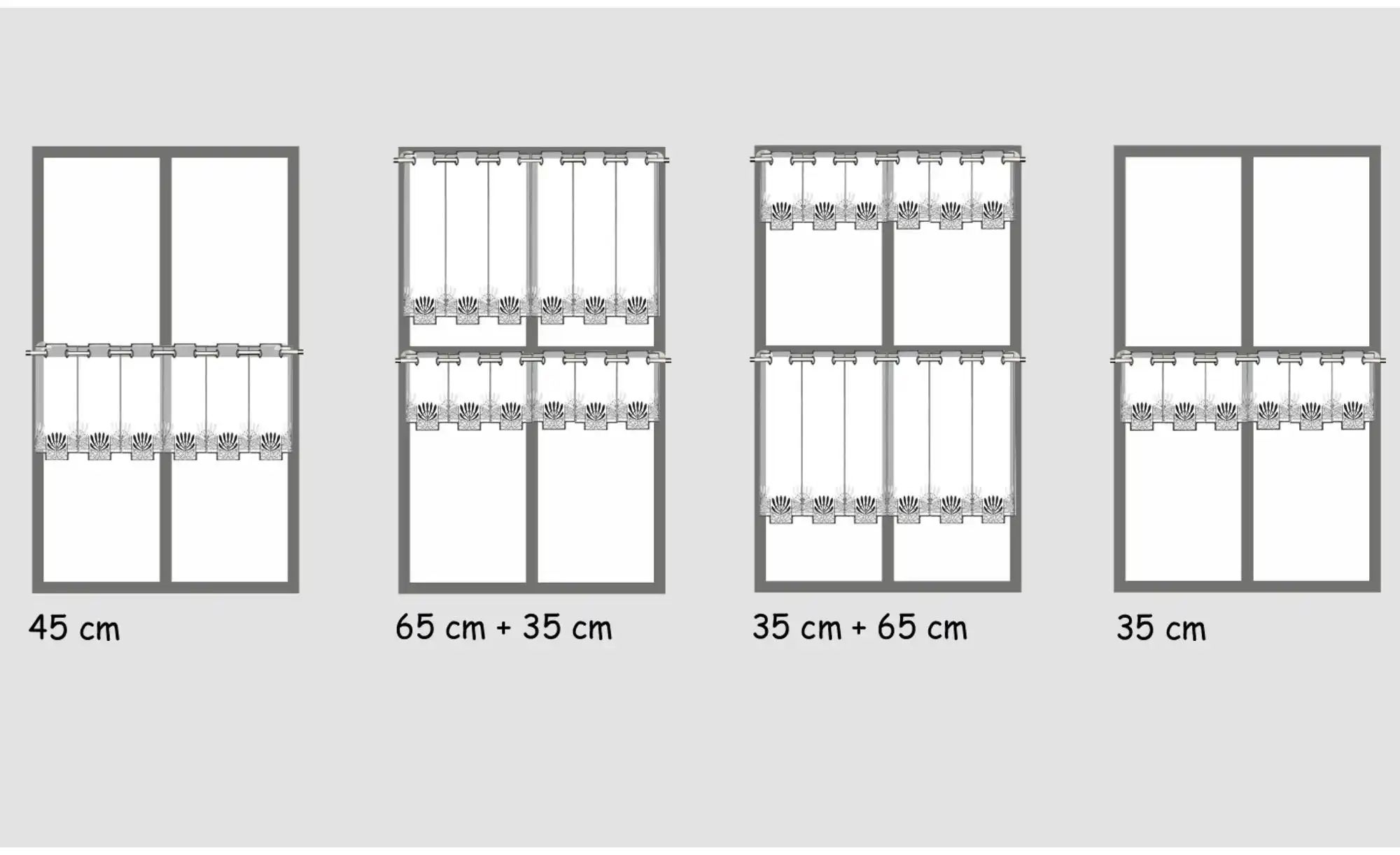 Thumbnail - FLORENTINA Scheibengardine   ¦ rot ¦ Synthetik ¦ Maße (cm): B: 144 H: 30 Gardinen & Rollos > Gardinen & Vorhänge > Schie...