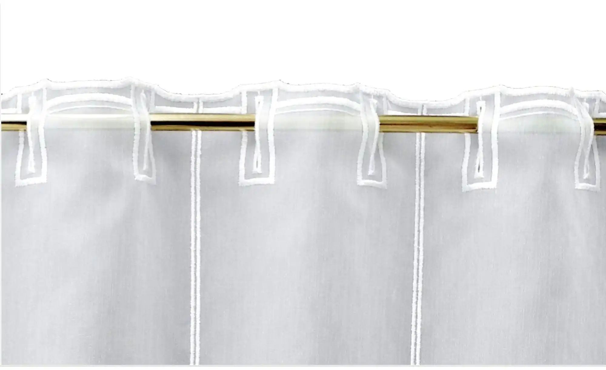 FLORENTINA Scheibengardine   ¦ weiß ¦ Synthetik ¦ Maße (cm): B: 144 H: 30 G günstig online kaufen