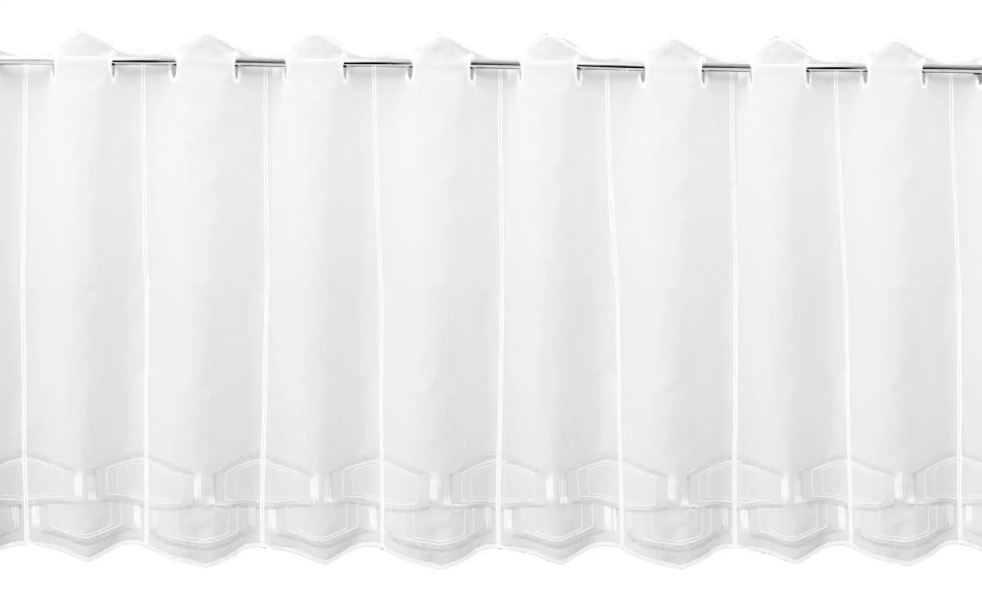 FLORENTINA Scheibengardine   ¦ weiß ¦ Synthetik ¦ Maße (cm): B: 144 H: 62 G günstig online kaufen