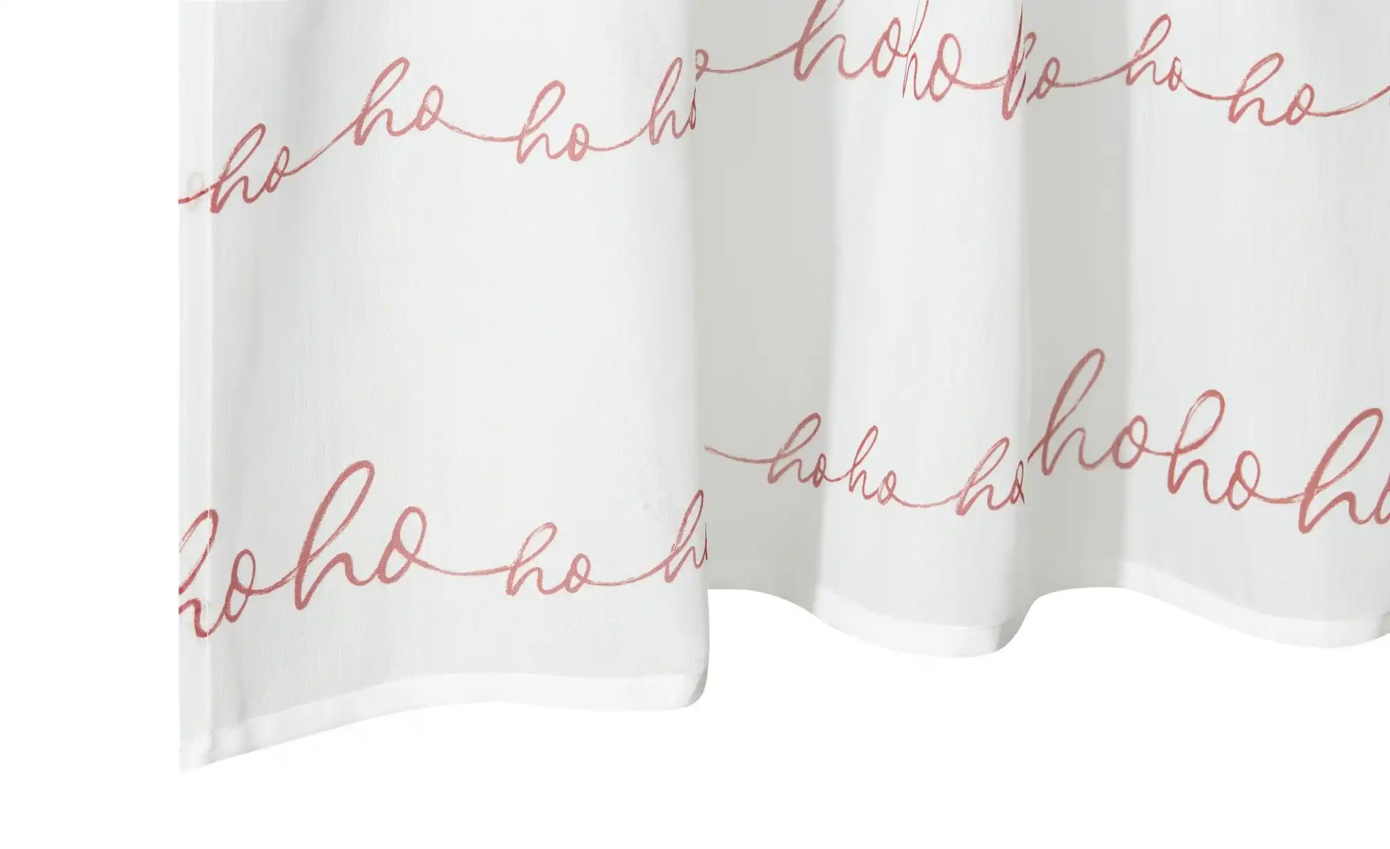 Bistrogardine  Hohoho ¦ weiß ¦ Synthetik ¦ Maße (cm): B: 45 Weihnachten - H günstig online kaufen
