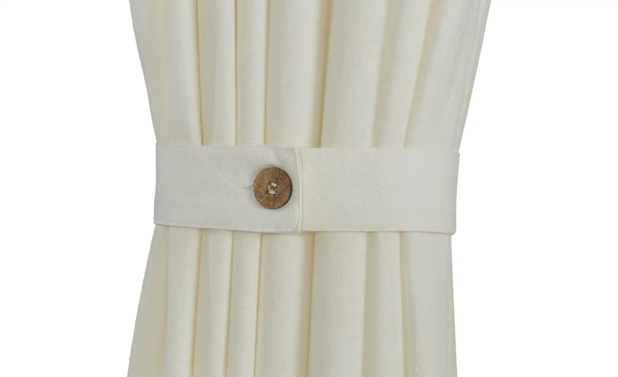 Thumbnail - Como Green Vorhang Cora ¦ weiß ¦ Baumwolle ¦ Maße (cm): B: 140 Gardinen & Rollos > Gardinen & Vorhänge > Schlaufenschal...