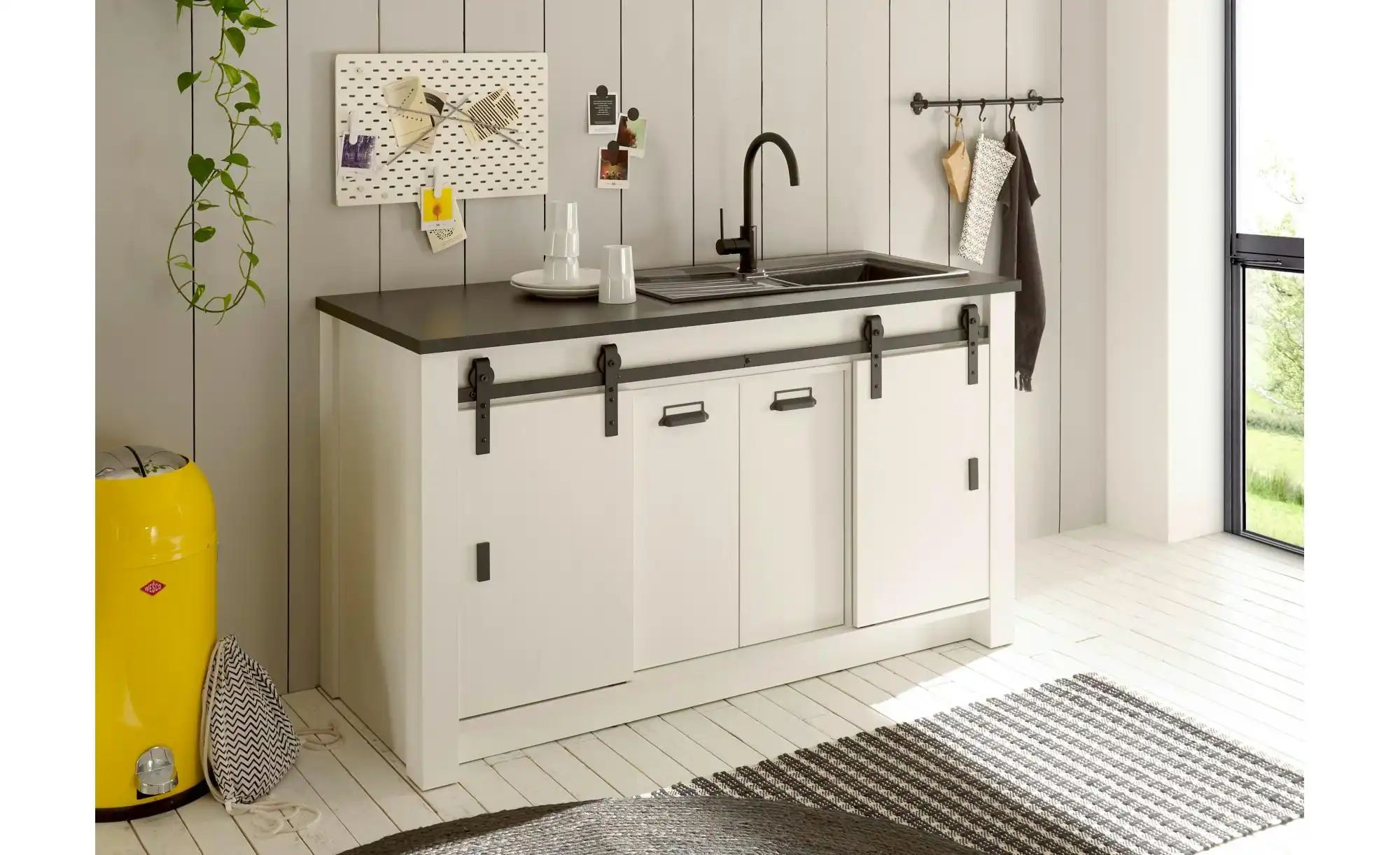 Thumbnail - Kombi 1YYAK8   ¦ weiß ¦ Maße (cm): B: 161 H: 93 Küchen-online > Küchenblöcke ohne E-Geräte - Höffner