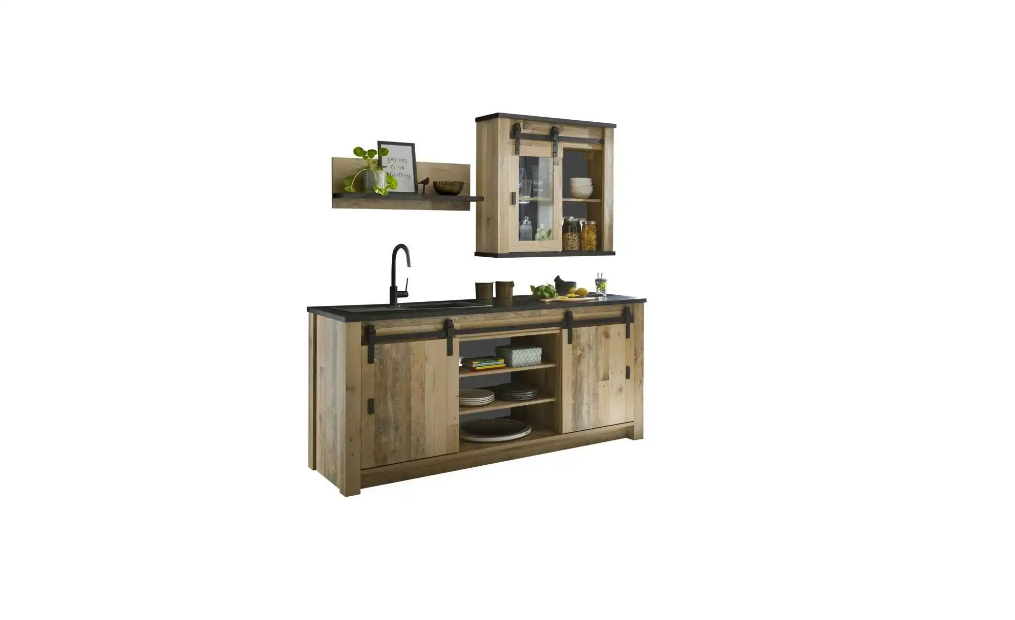 Küchenzeile 3-teilig Soft-Close-Funktion Sintra ¦ holzfarben ¦ Maße (cm): B günstig online kaufen