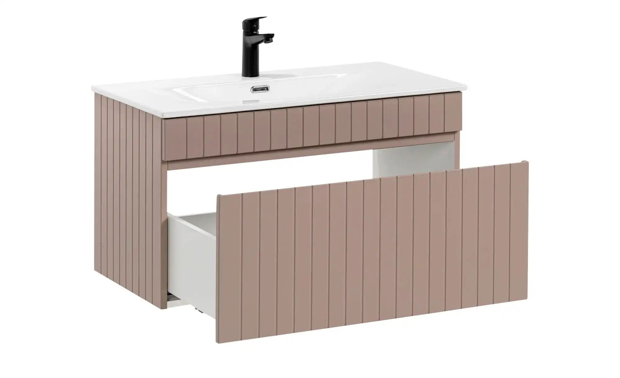 Thumbnail - Waschtischkombination  Idasee ¦ rosa/pink ¦ Maße (cm): B: 81 H: 58,7 T: 46.0 Schränke > Badschränke > Waschbecken-unters...