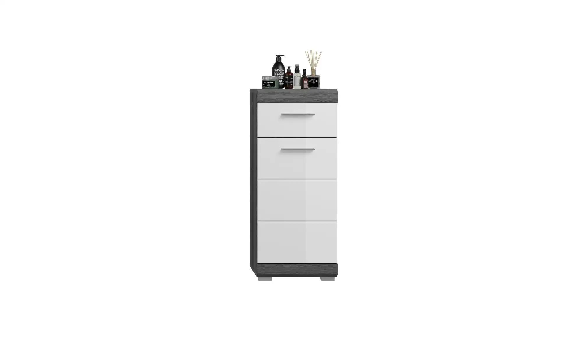 Thumbnail - Badmöbel-Set SCHLOONSEE 4 teilig bestehend aus: Waschbeckenunterschrank Spiegelschrank Unterschrank Hängeschrank S...