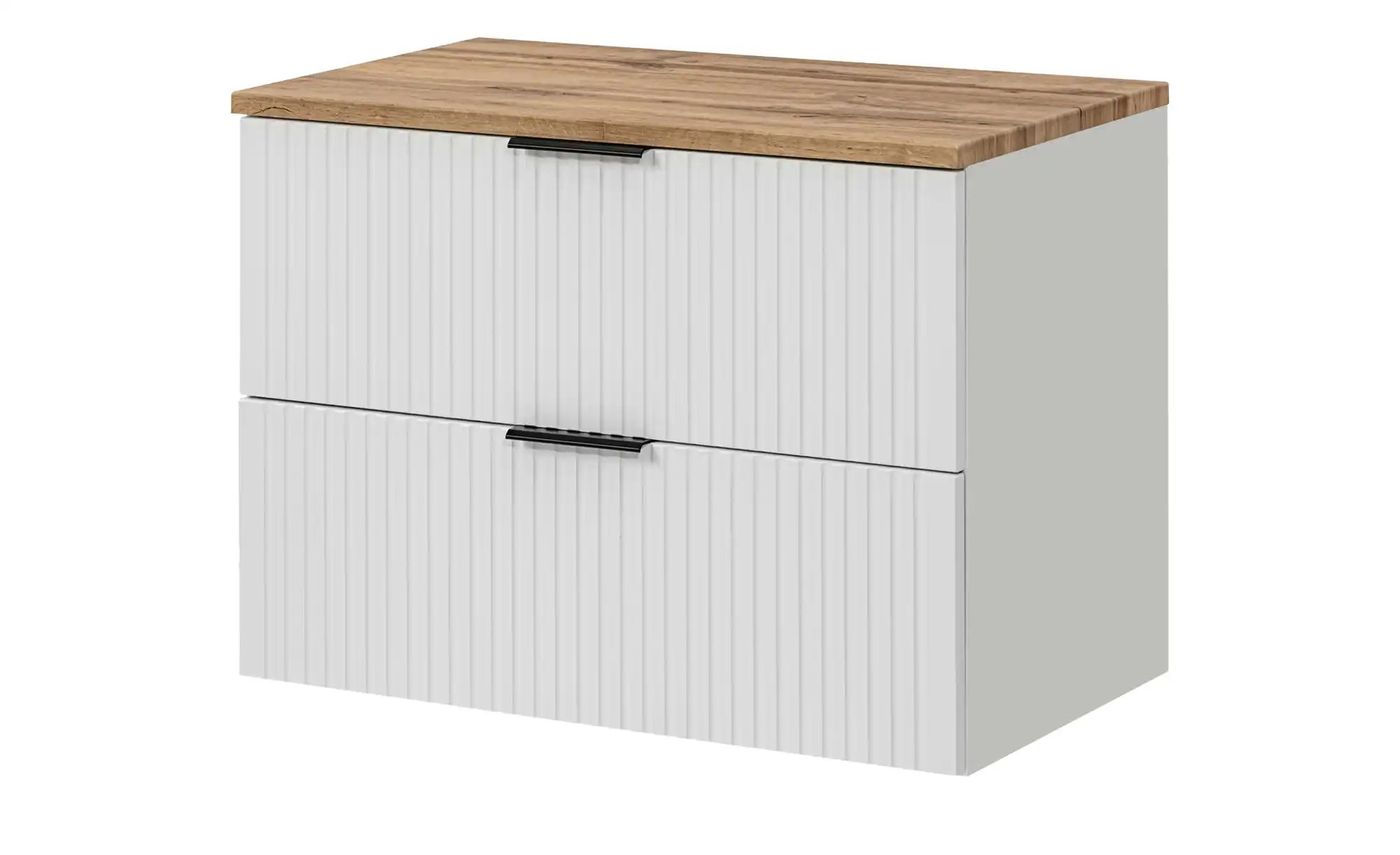 Thumbnail - Waschtischkombination  Alfsee ¦ weiß ¦ Maße (cm): B: 80,6 H: 59,2 T: 46.5 Schränke > Badschränke > Komplett-Badkombinati...