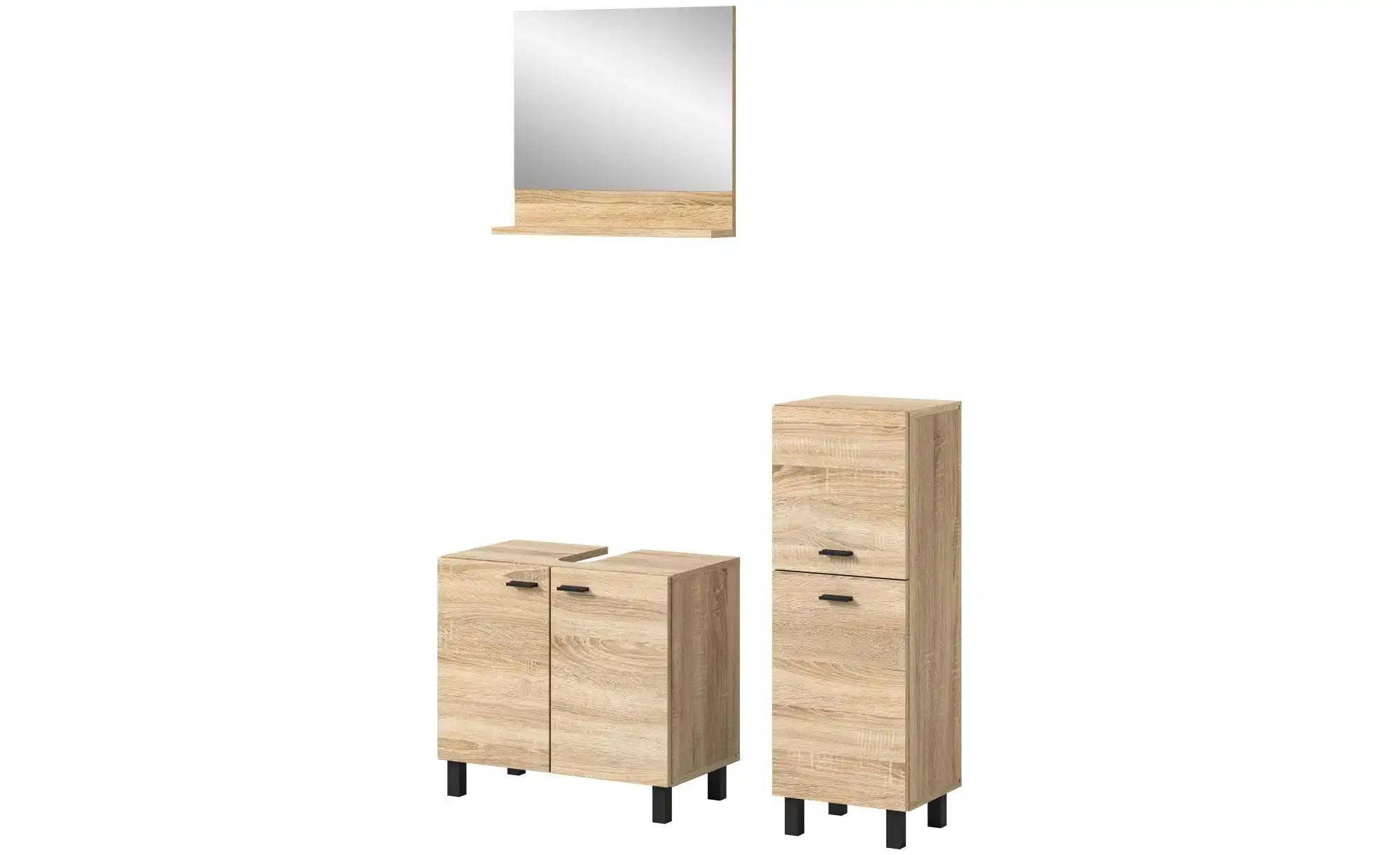 Badkombination  Bostalsee ¦ holzfarben ¦ Maße (cm): B: 102 H: 186 Schränke günstig online kaufen